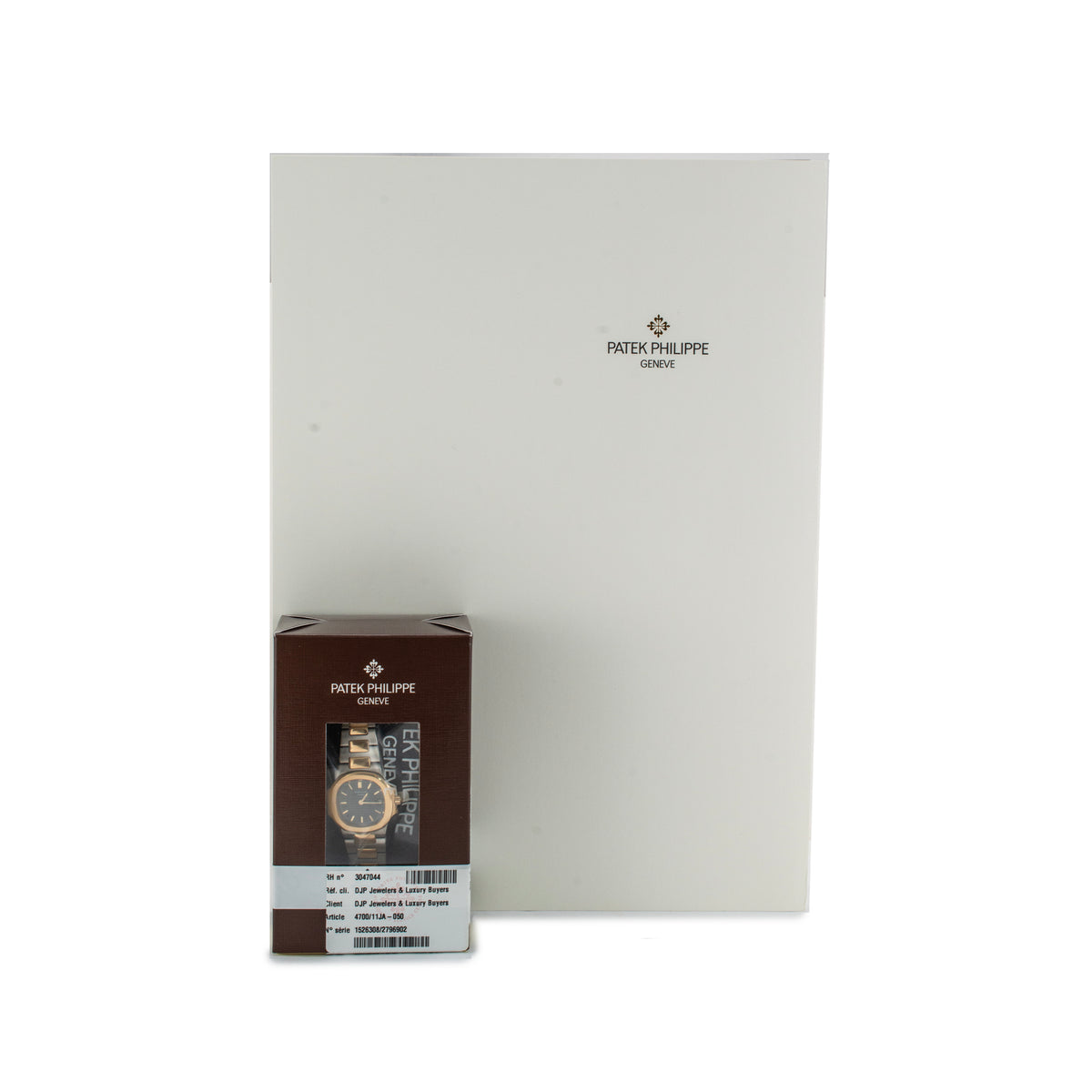 Ladies Patek Philippe Nautilus 27MM 4700 Steel 18K Yellow Gold Sealed Watch