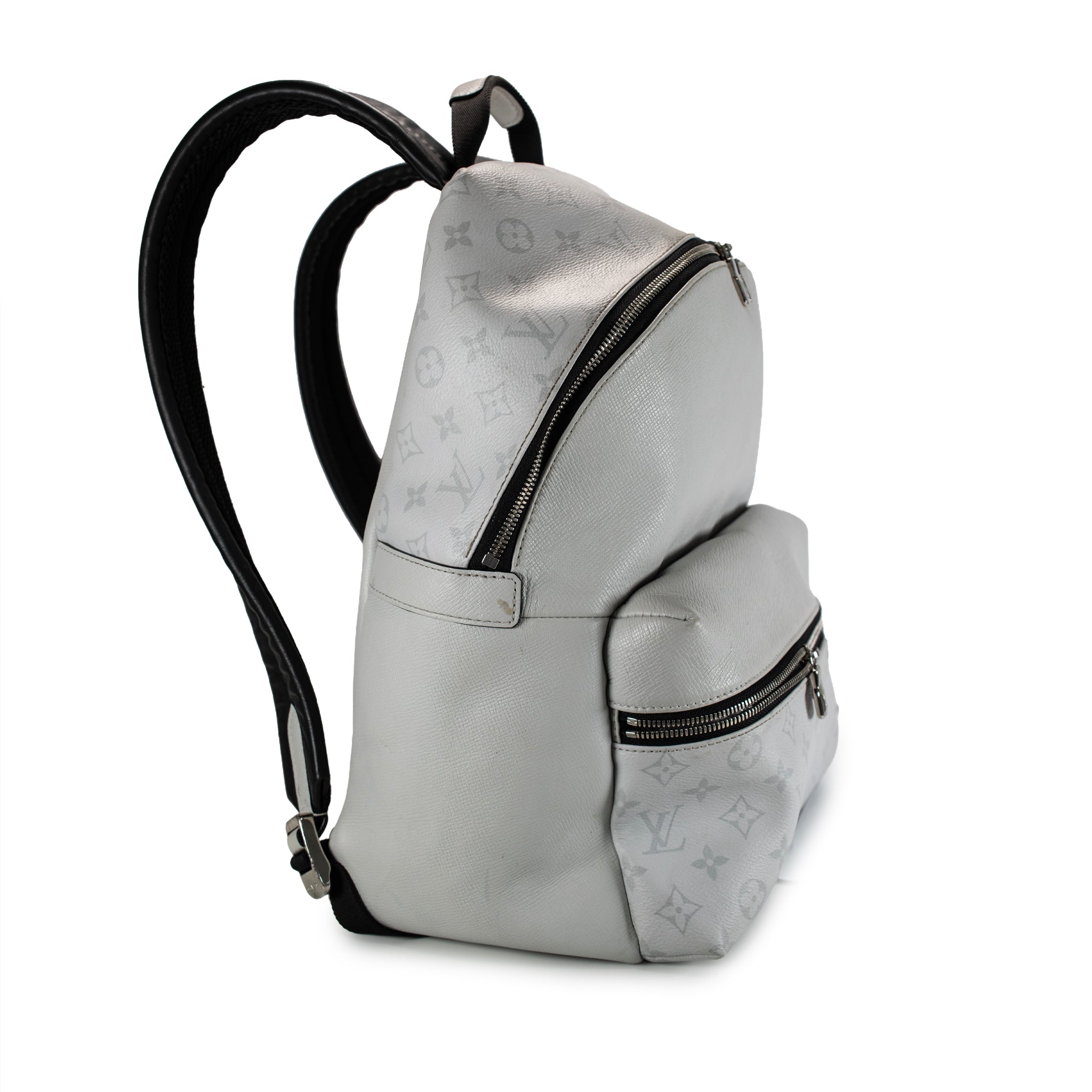 Louis Vuitton Discovery Taigarama Grey Monogram Canvas Backpack Bag
