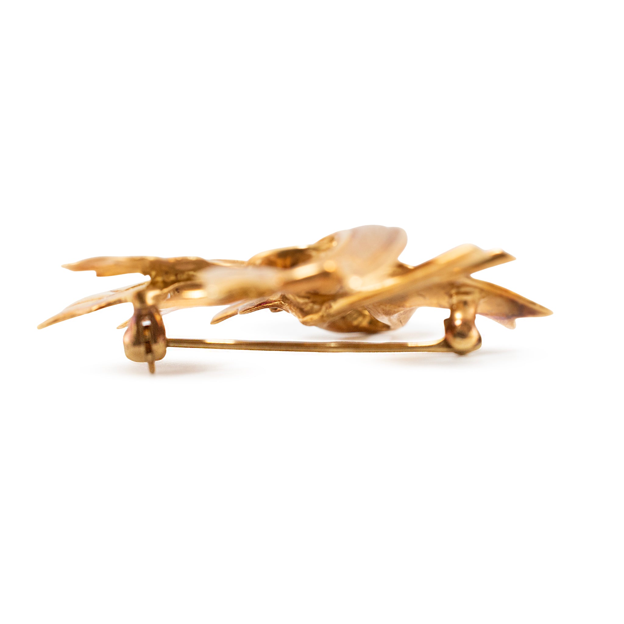 Tiffany & Co. 18K yellow gold Ruby Vintage Pin | DJP Jewelers
