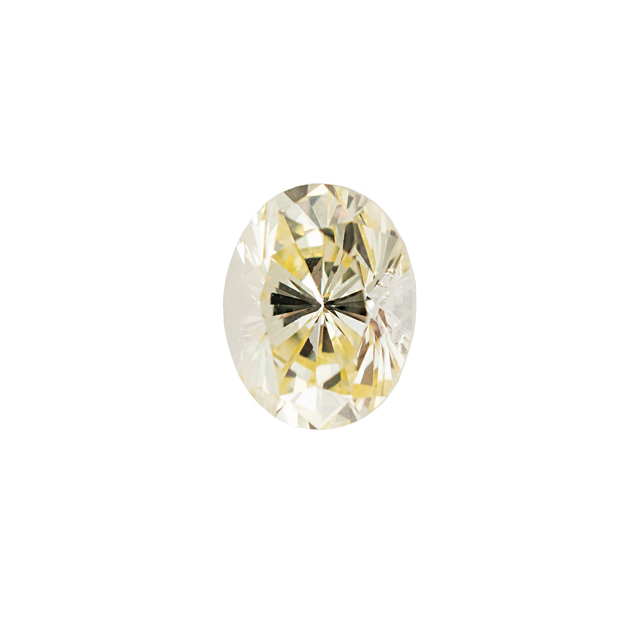 Natural 0.62ct Gia Fancy Yellow VVS2 Oval Brilliant Cut Loose Diamond