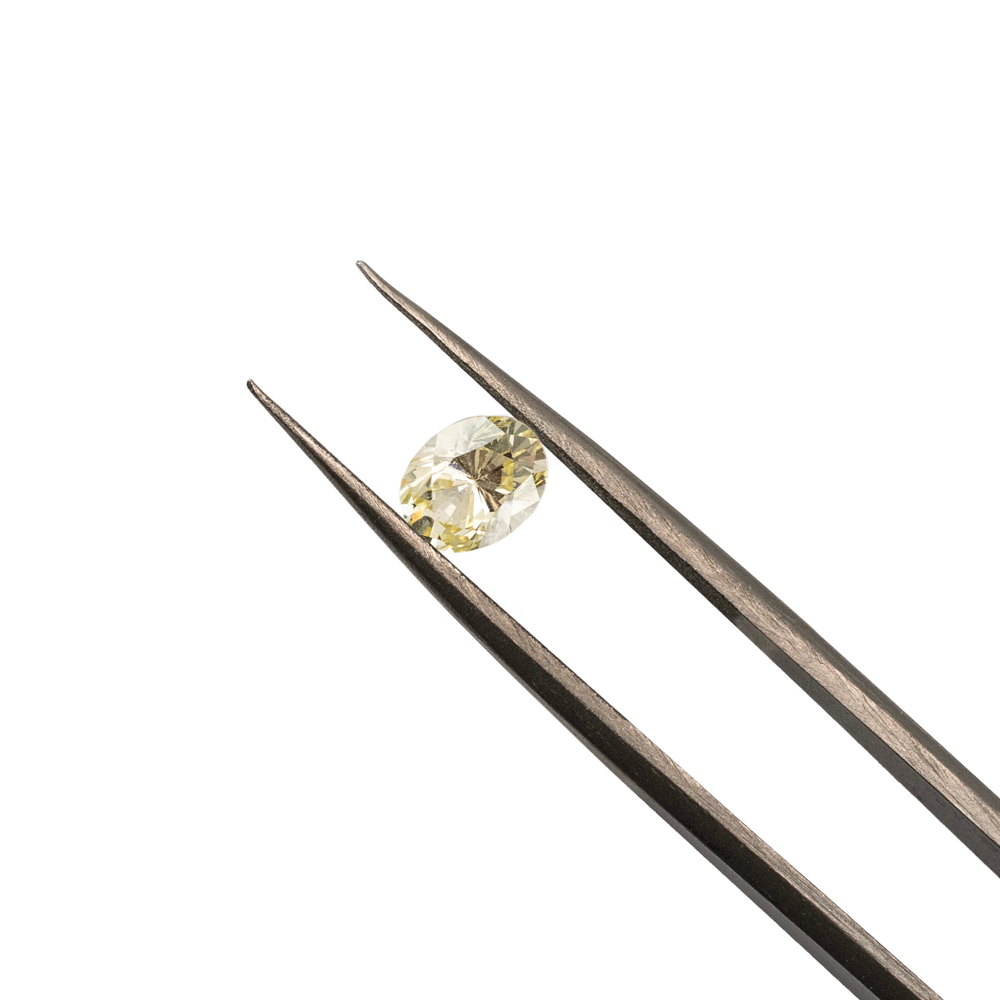 Natural 0.62ct Gia Fancy Yellow VVS2 Oval Brilliant Cut Loose Diamond