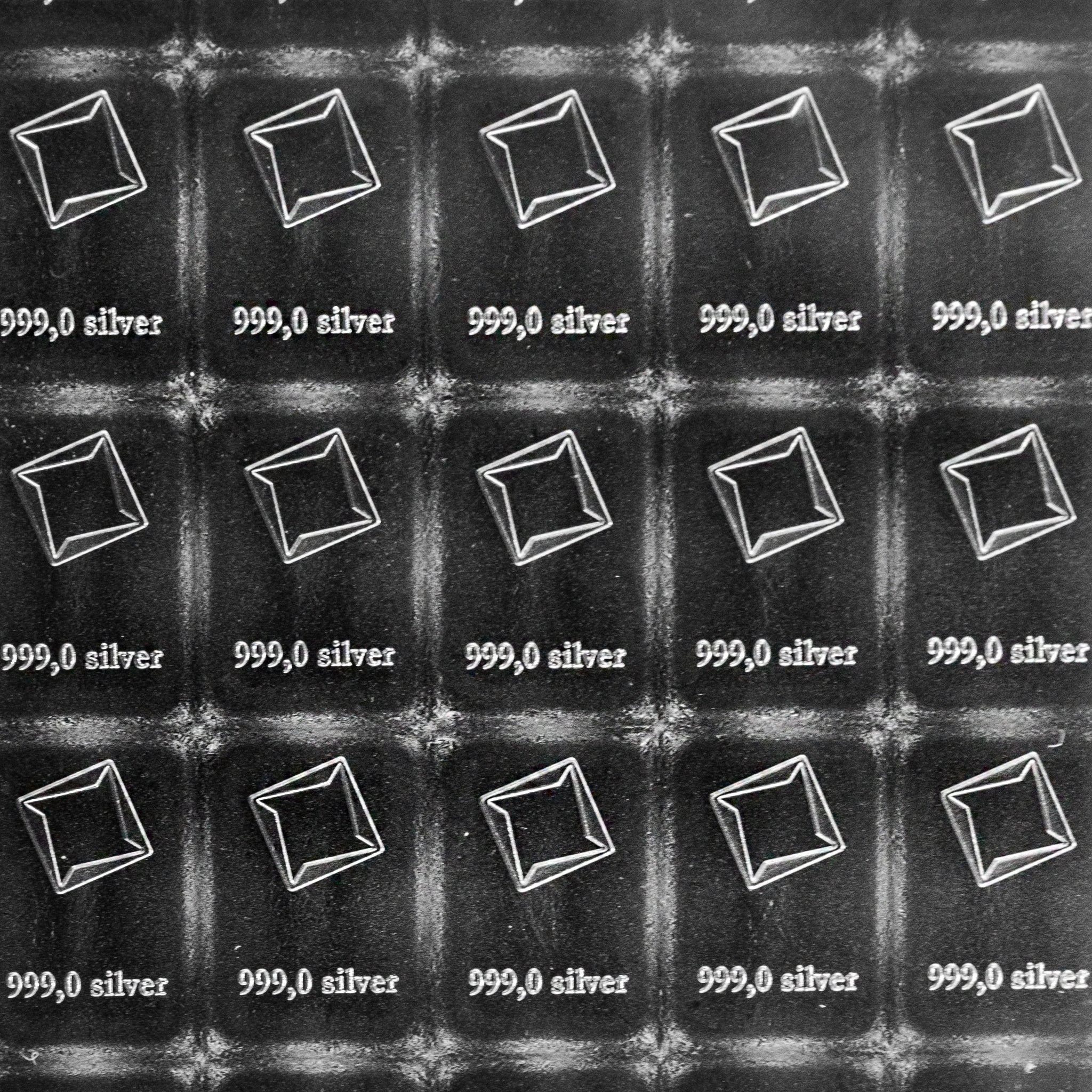 Valcambi Suisse Combi Bar Set 999 Fine Silver 100 x 1g Bullion Bar Set