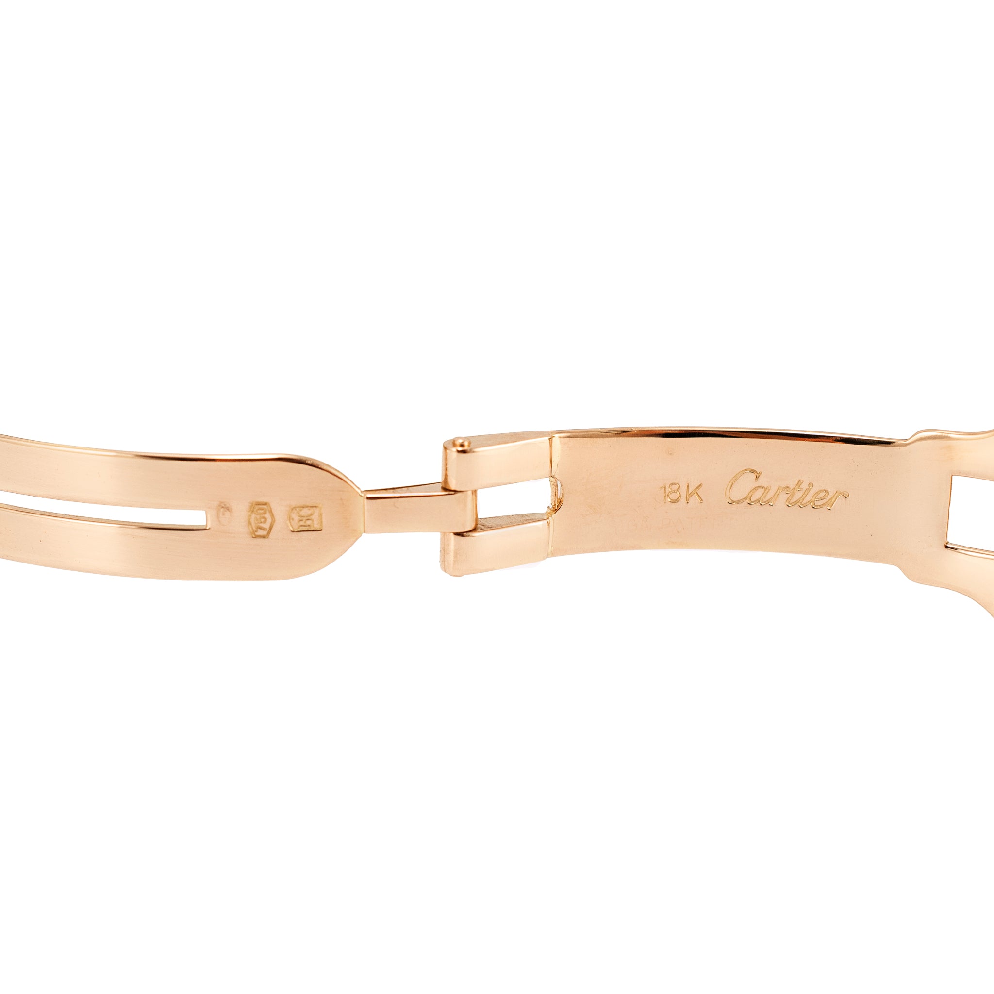 Vintage Ladies Cartier Panthere Vendome 30MM Ref 8100 18K Tri-Color Gold Quartz Watch