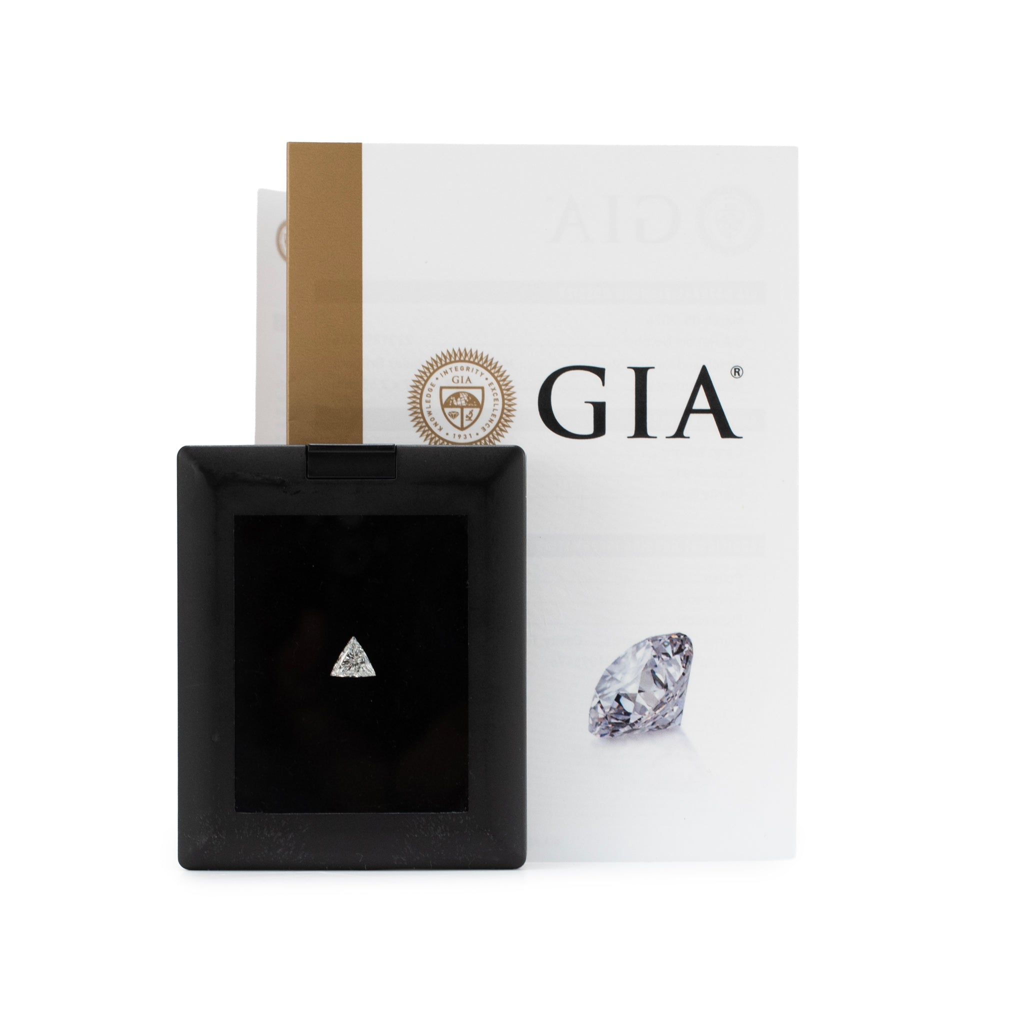 Natural 0.75ct GIA G SI2 Triangular Cut Loose Diamond