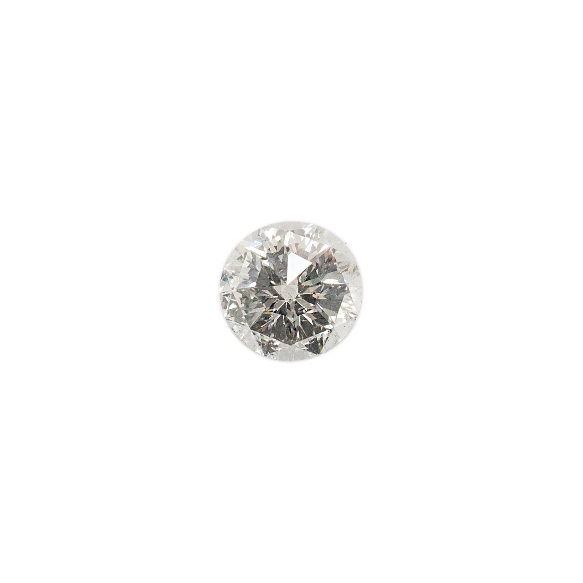 Natural 0.61ct Gia I SI2 Round Novelty Cut Loose Diamond