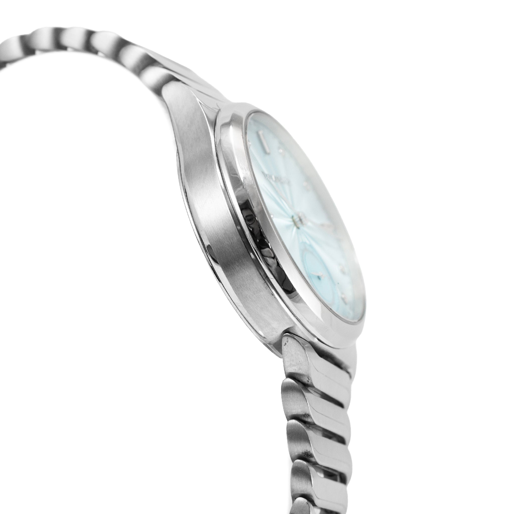 Tiffany & Co. Metro 3-Hand Ice Blue 34MM Diamond Dial Steel Automatic Watch
