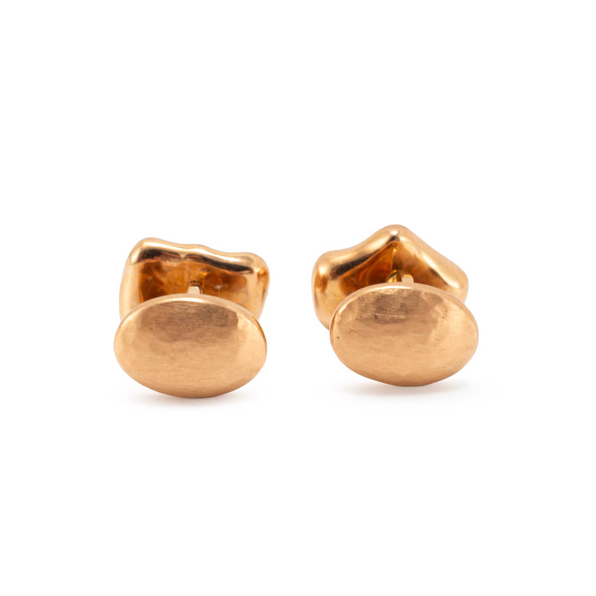 Men’s Jorge Adeler 18K Rose Gold Meteorite Nugget Cufflinks