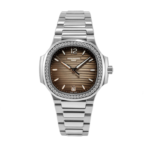Patek Philippe Nautilus stainless steel Diamond Watch | DJP