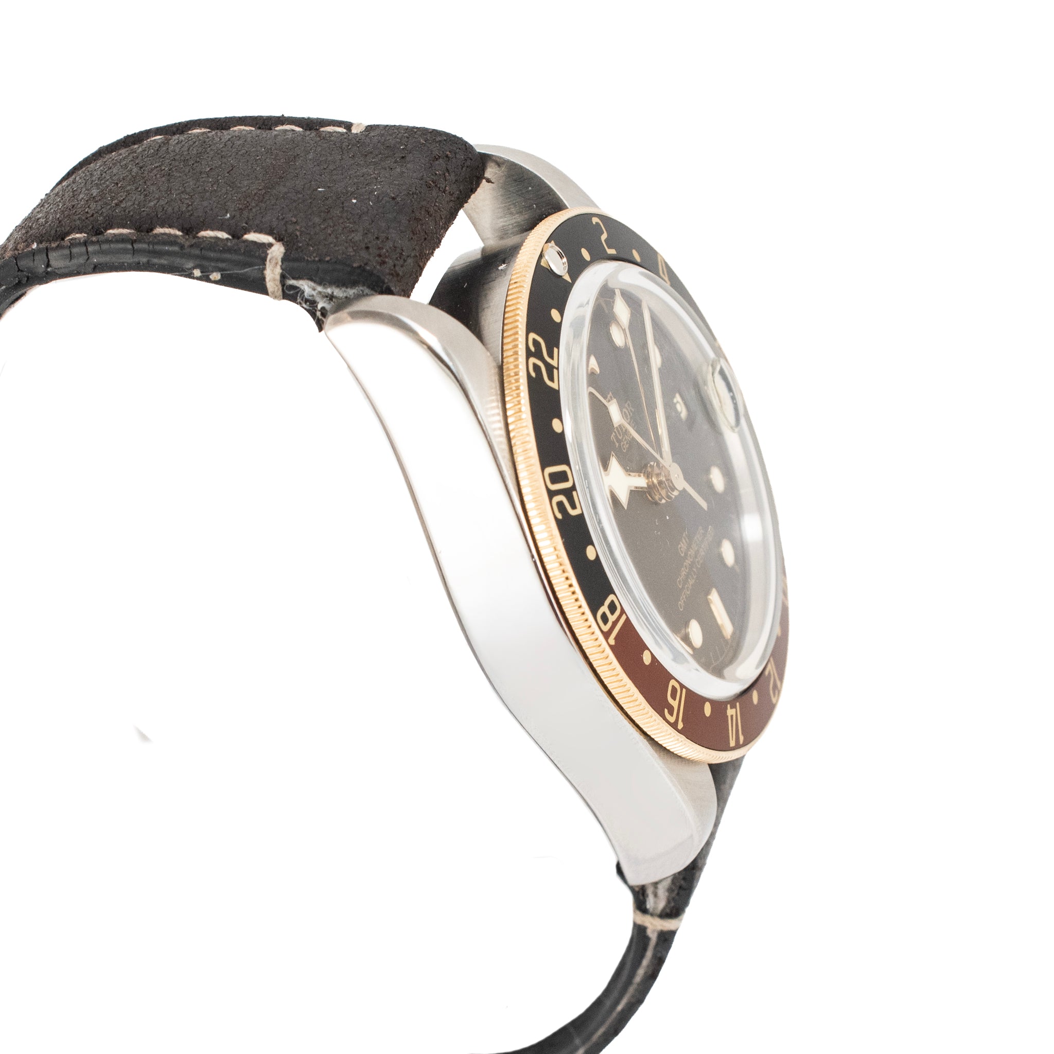 Tudor Black Bay GMT 41MM 79833MN Steel Gold Black Dial Root Beer Watch
