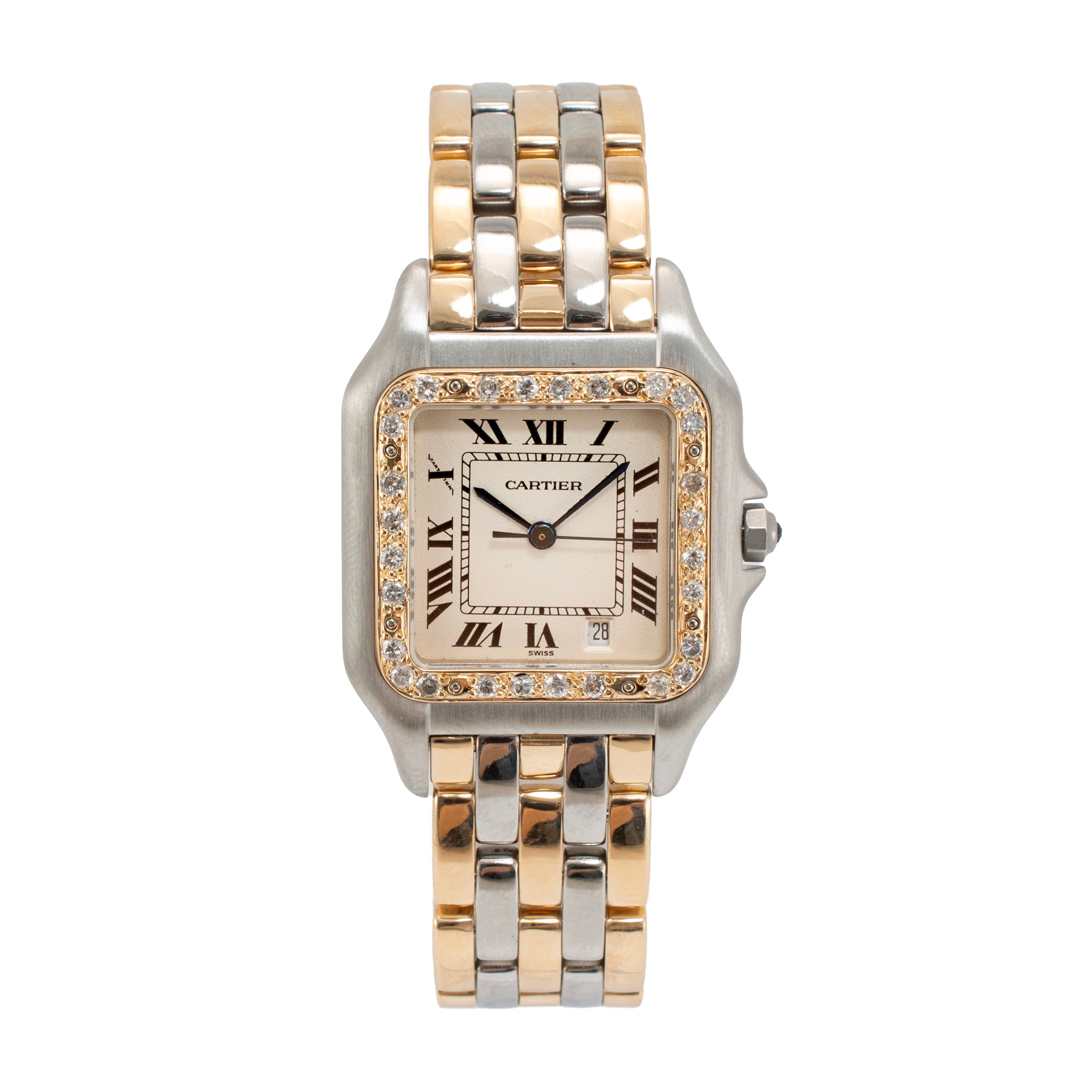 Cartier, SSTL 18KY, Wrist Watch, Modern Style, Dress Watch, 450099, available at DJP Jewelers & Luxury Buyers