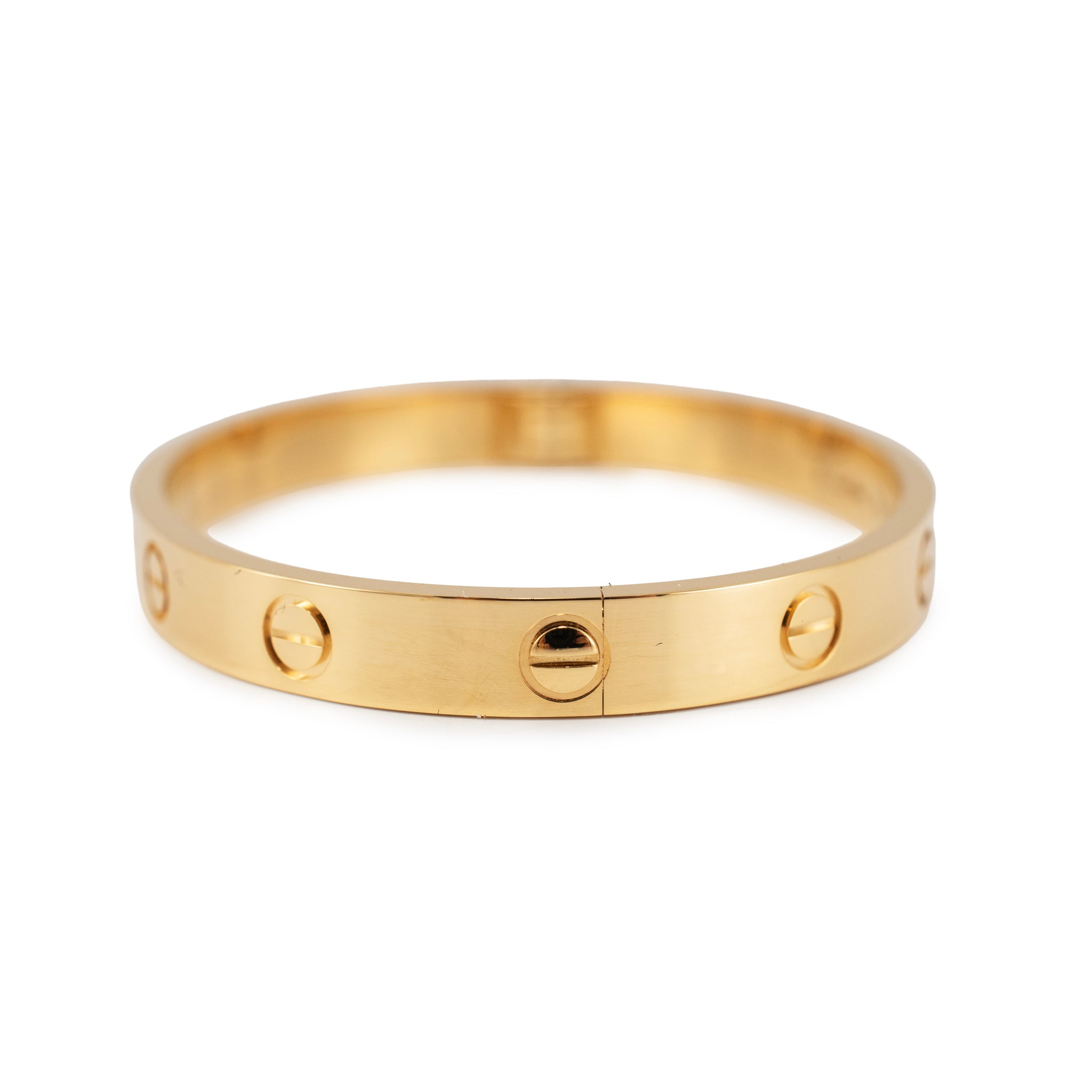 Cartier Love Classic Model 18K Yellow Gold Bangle Bracelet