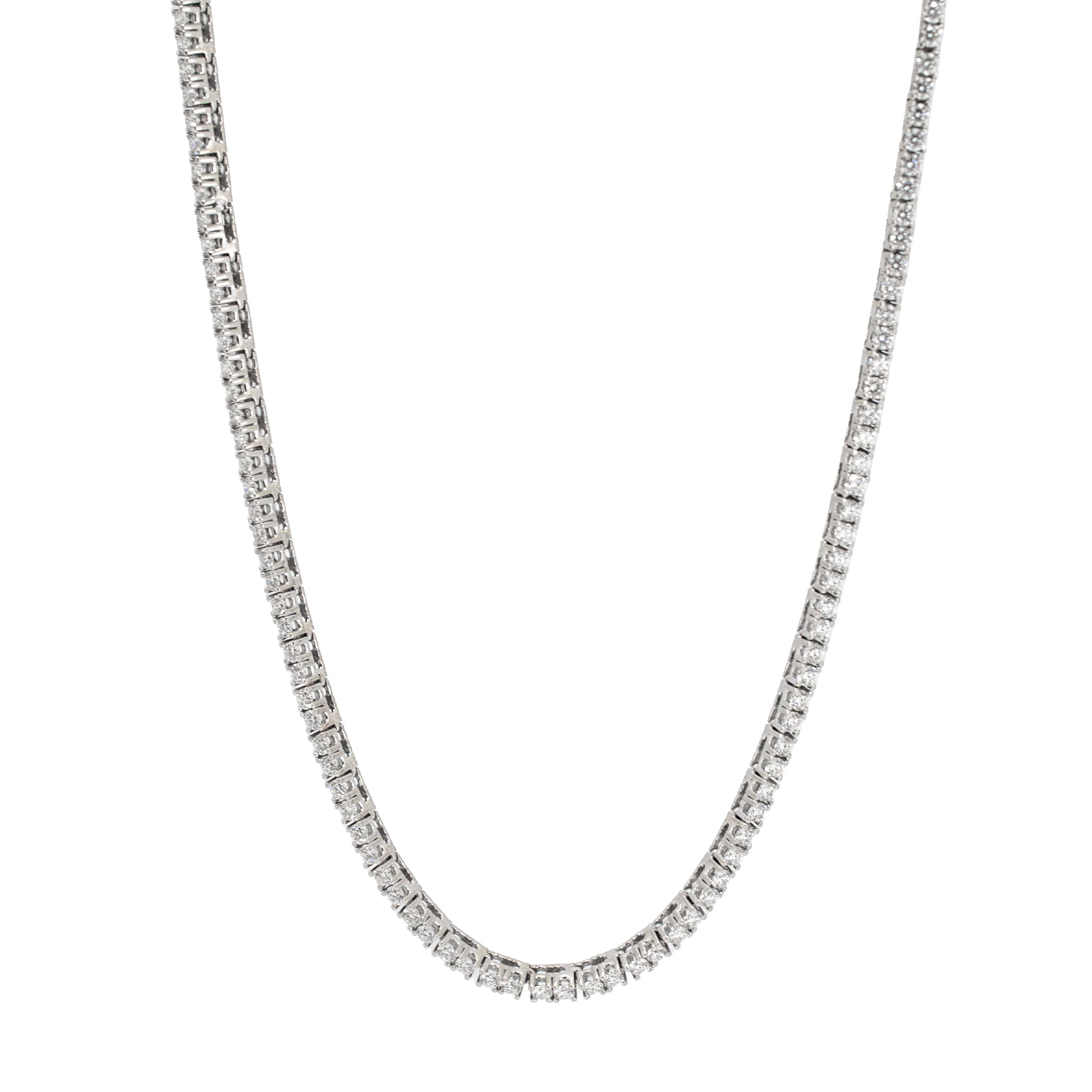 14K White, Tennis Necklace, Modern Style, Tennis, 450114, available at DJP Jewelers & Luxury Buyers