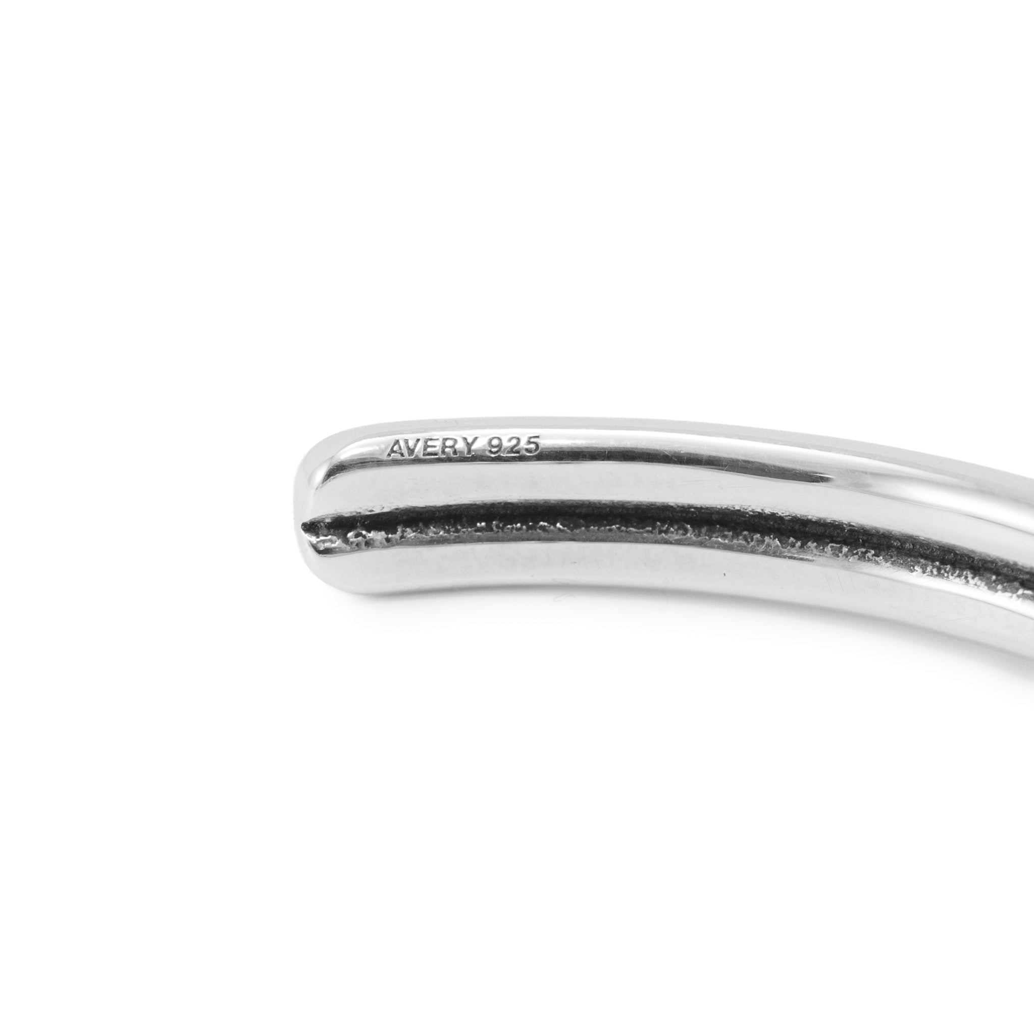 James Avery Retired 925 Silver Lovers Knott Cuff Bangle Bracelet