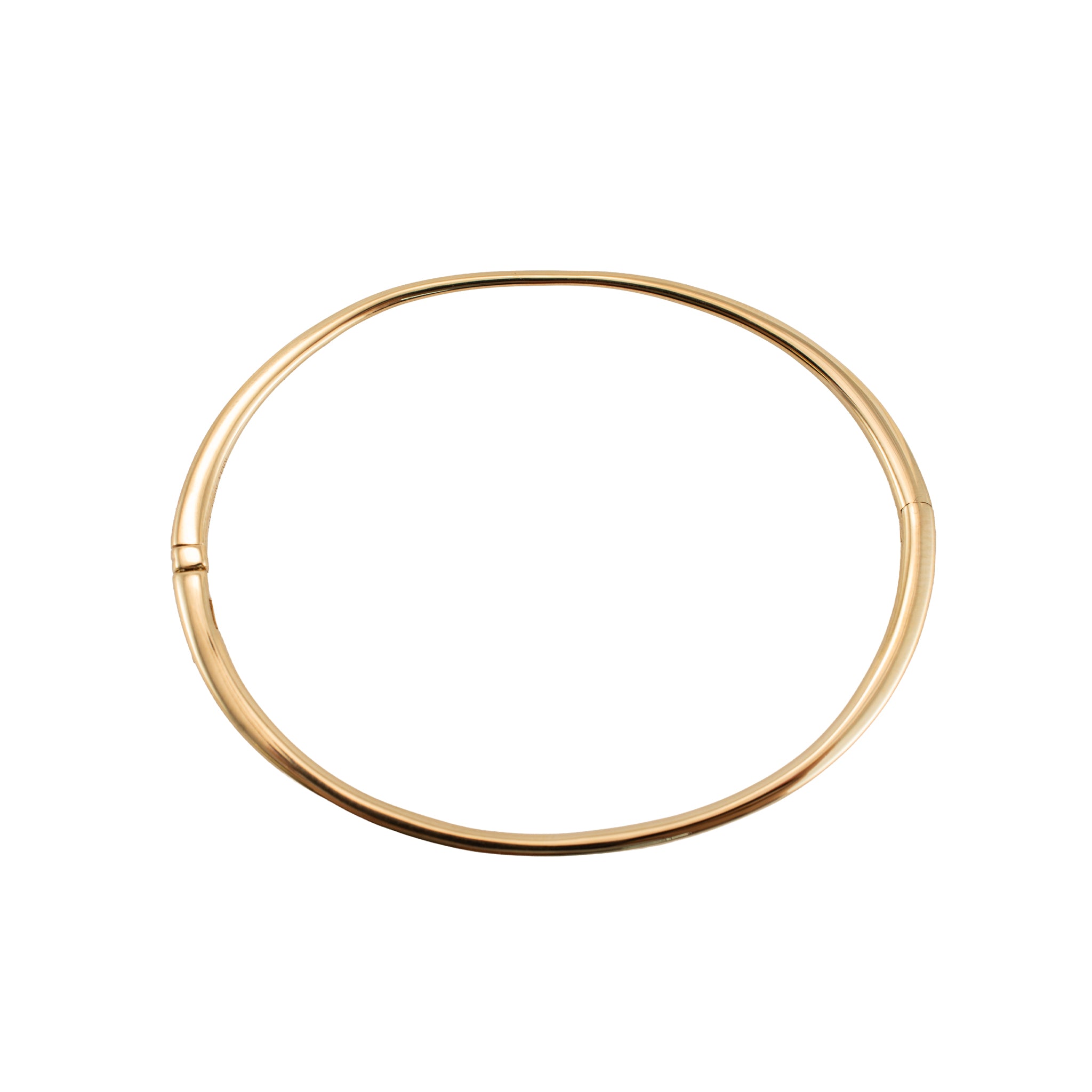 Bony Levy 14K Yellow Gold Thin Hinged Bangle Bracelet