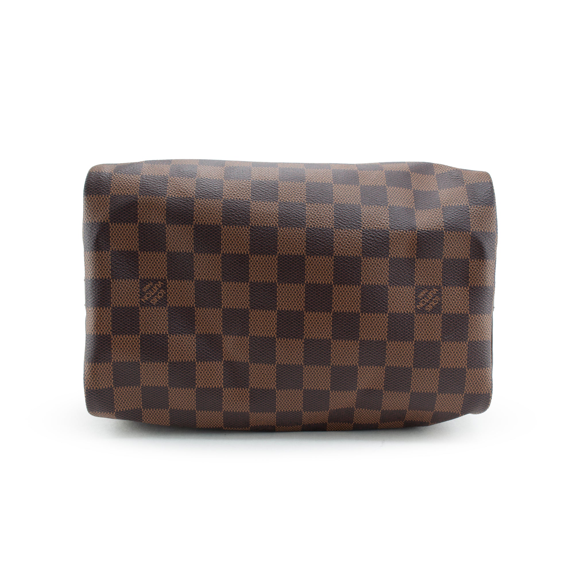 Louis Vuitton Speedy Bandouliere 25 Damier Ebene Coated Canvas Shoulder Tote Bag