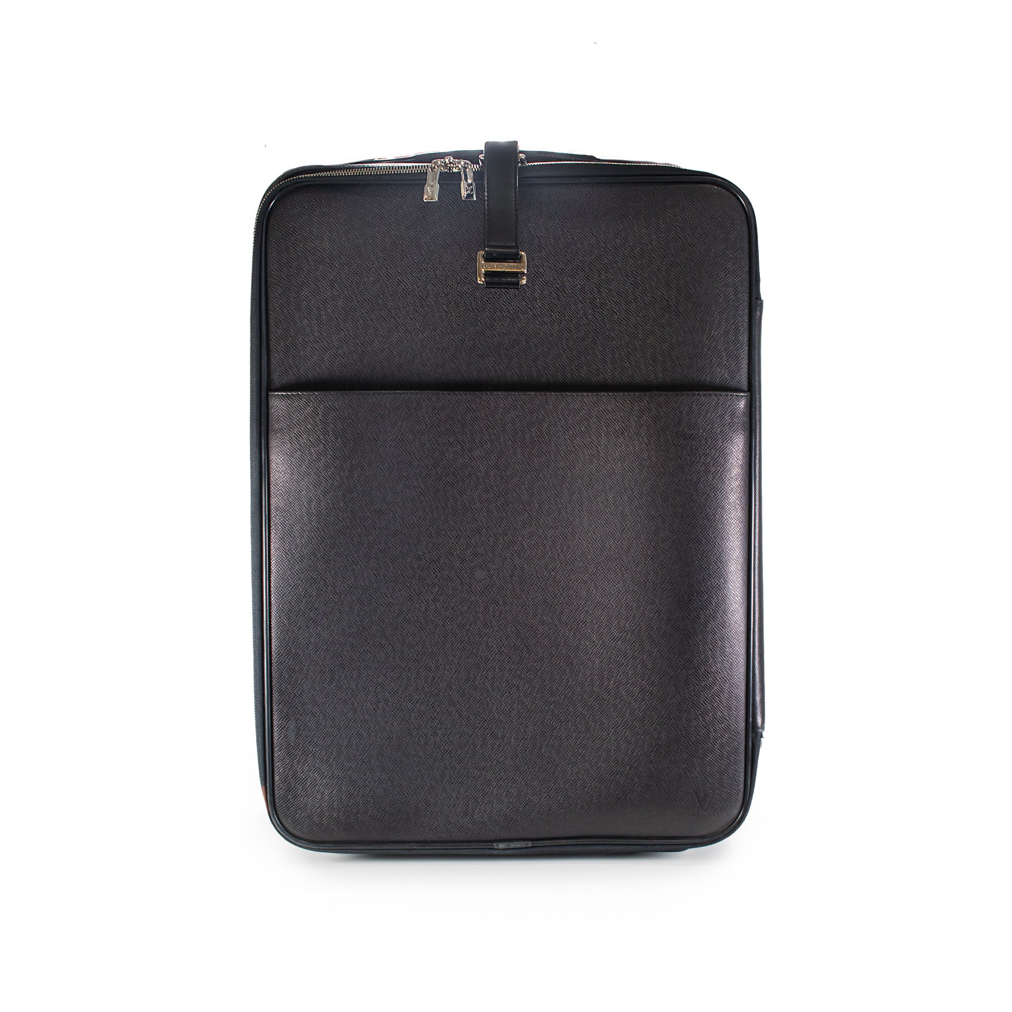 Louis Vuitton Taiga Leather Pegase 55 Black Trolly Suitcase