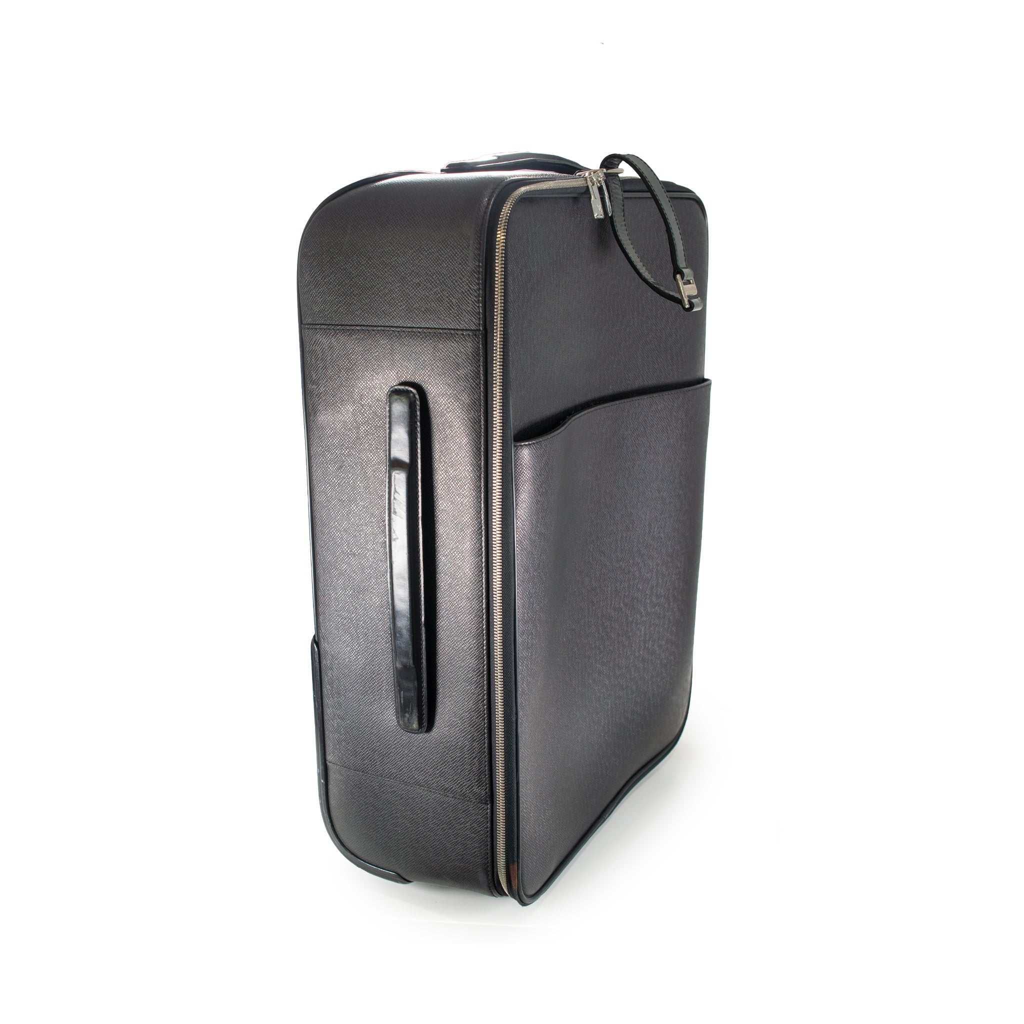 Louis Vuitton Taiga Leather Pegase 55 Black Trolly Suitcase