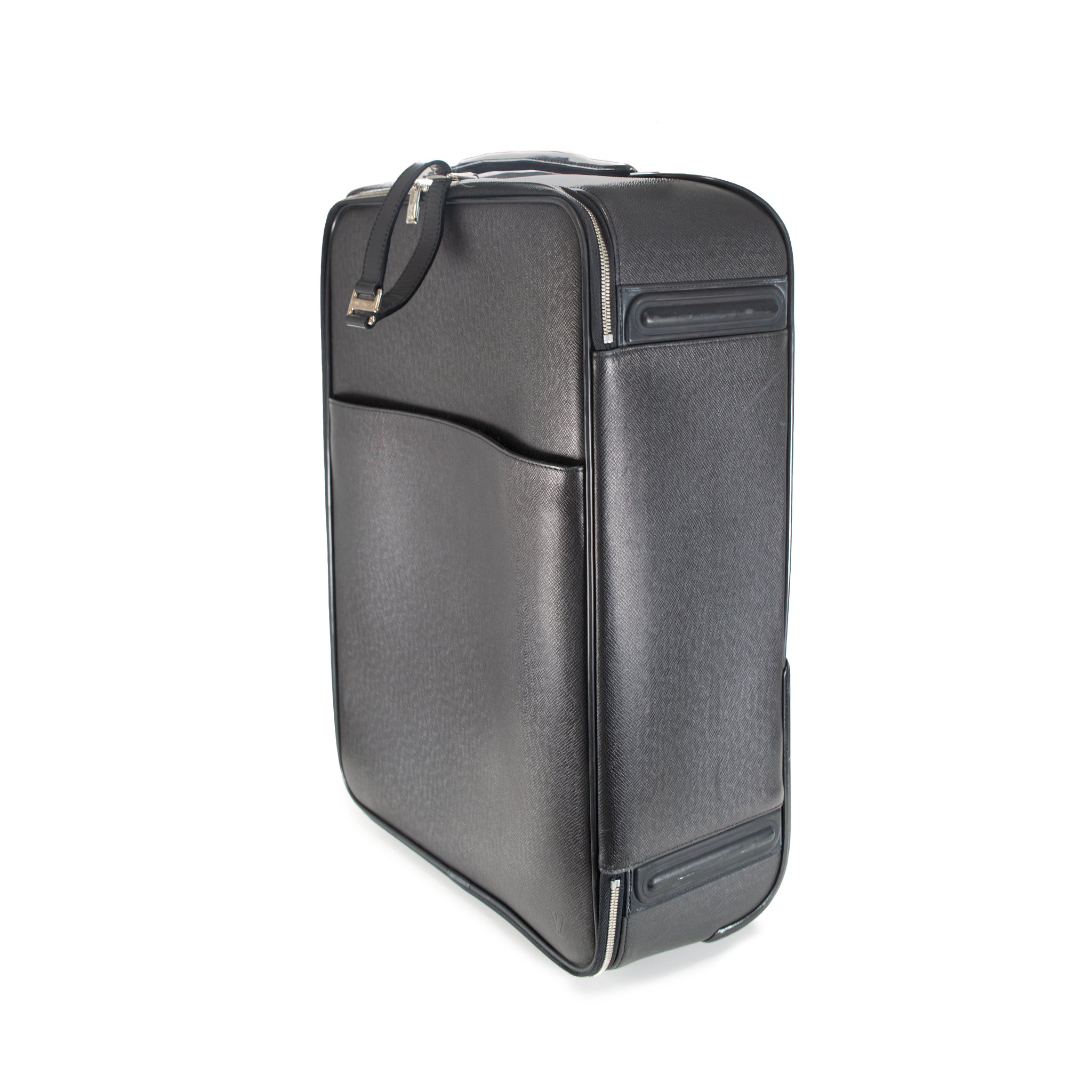 Louis Vuitton Taiga Leather Pegase 55 Black Trolly Suitcase