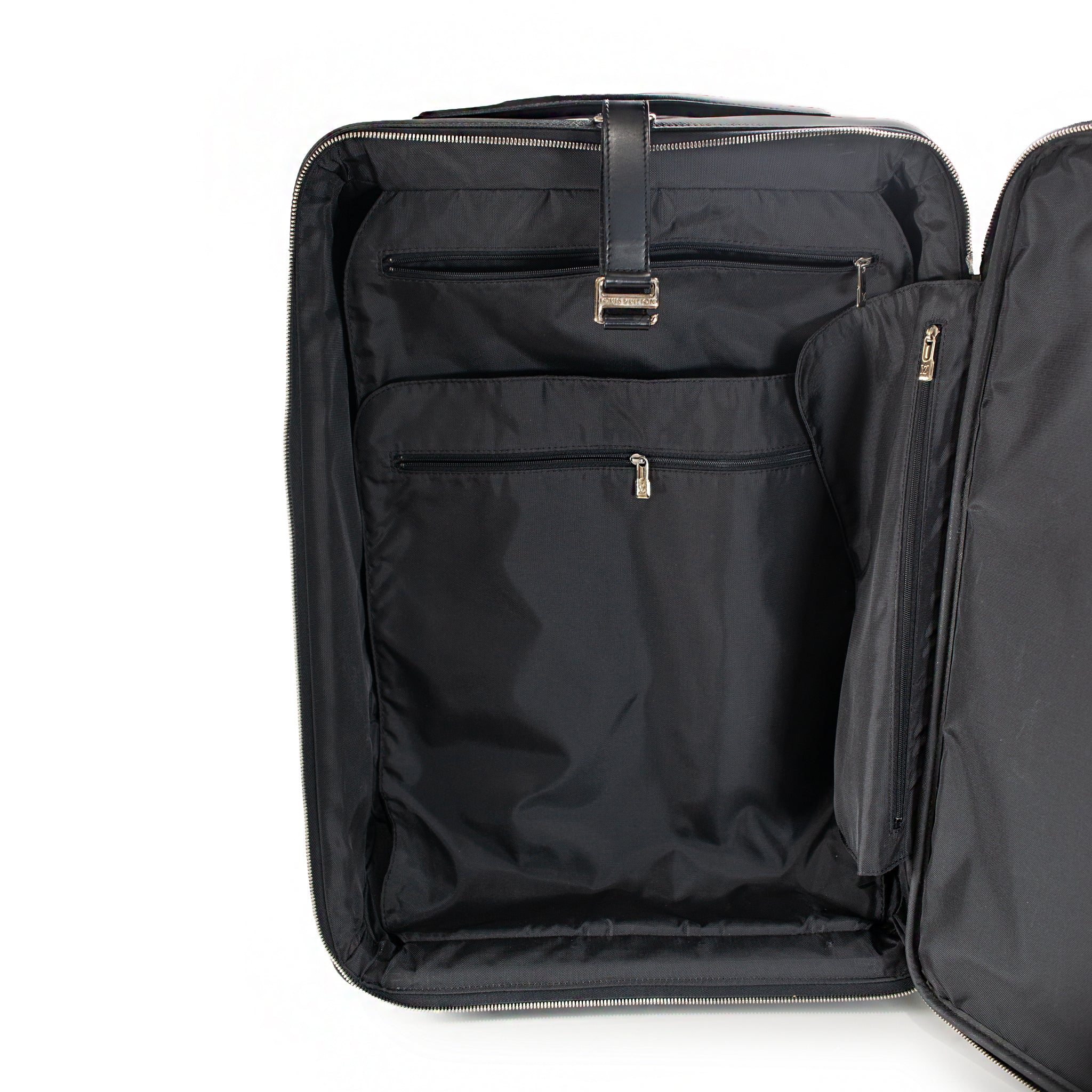Louis Vuitton Taiga Leather Pegase 55 Black Trolly Suitcase