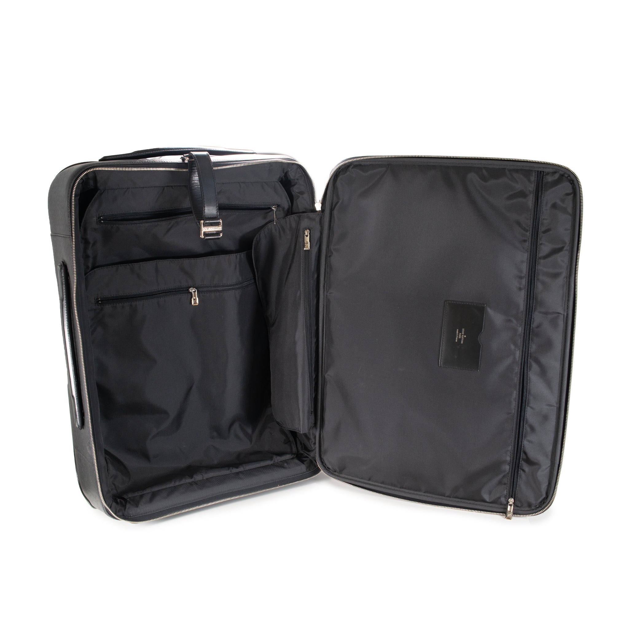 Louis Vuitton Taiga Leather Pegase 55 Black Trolly Suitcase