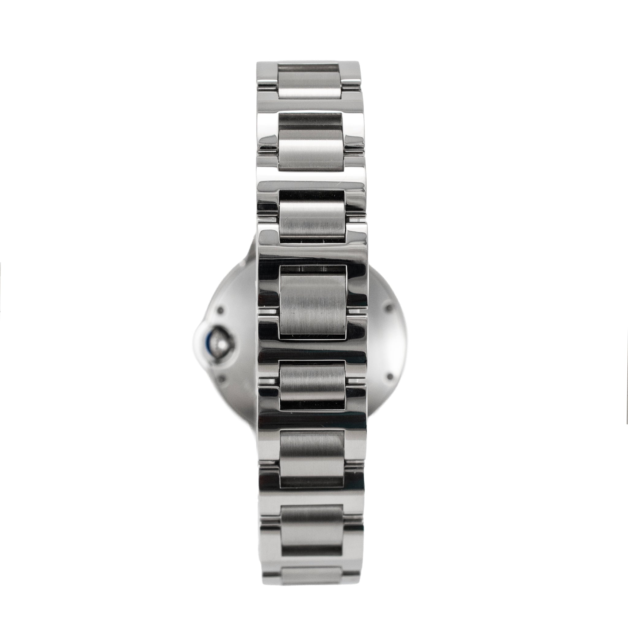 Ladies Cartier Ballon Bleu 33MM 3489 Roman Dial Steel Automatic Watch