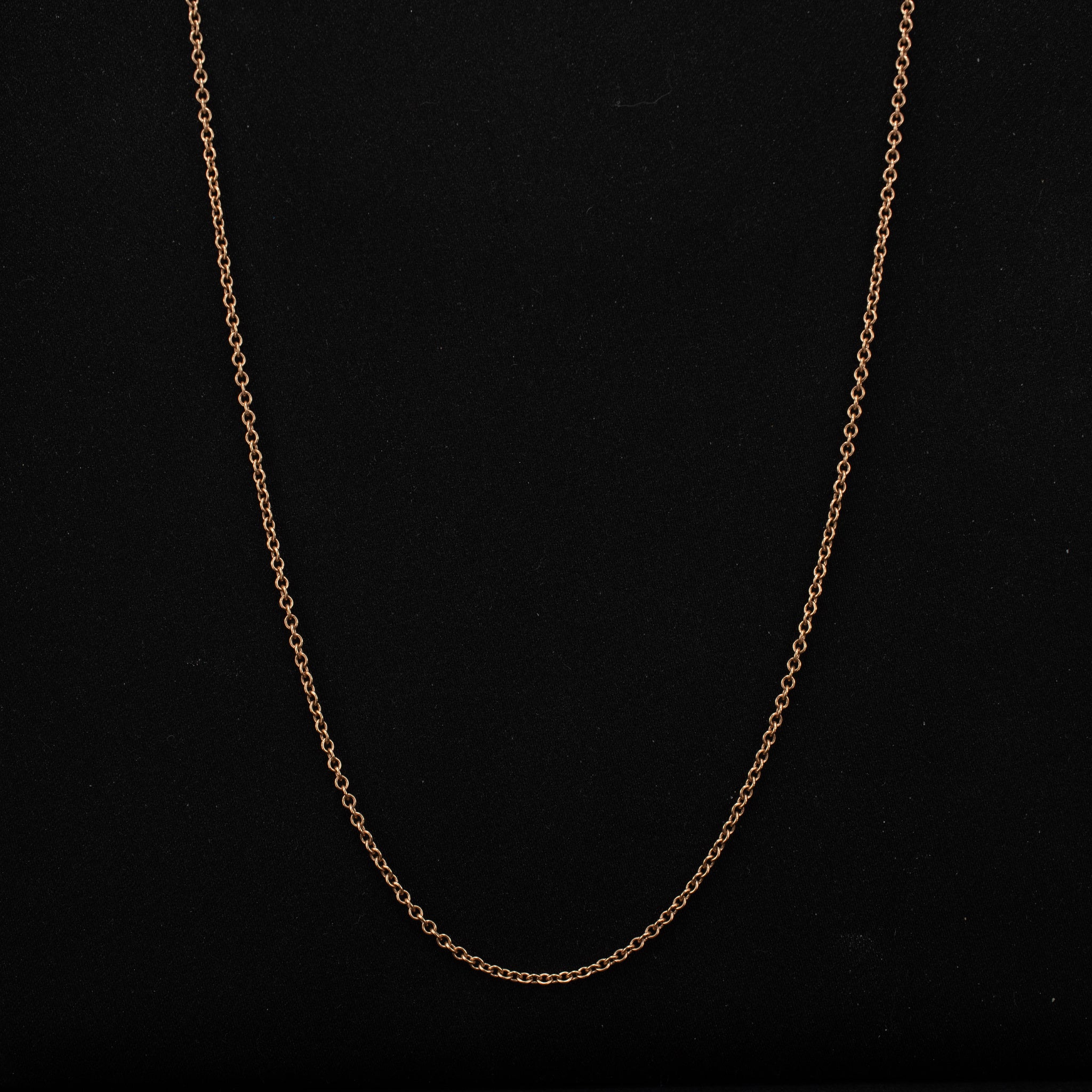 Chain Necklace 14K Rose Cable Modern Style 451202 DJP Jewelers & Luxury Buyers