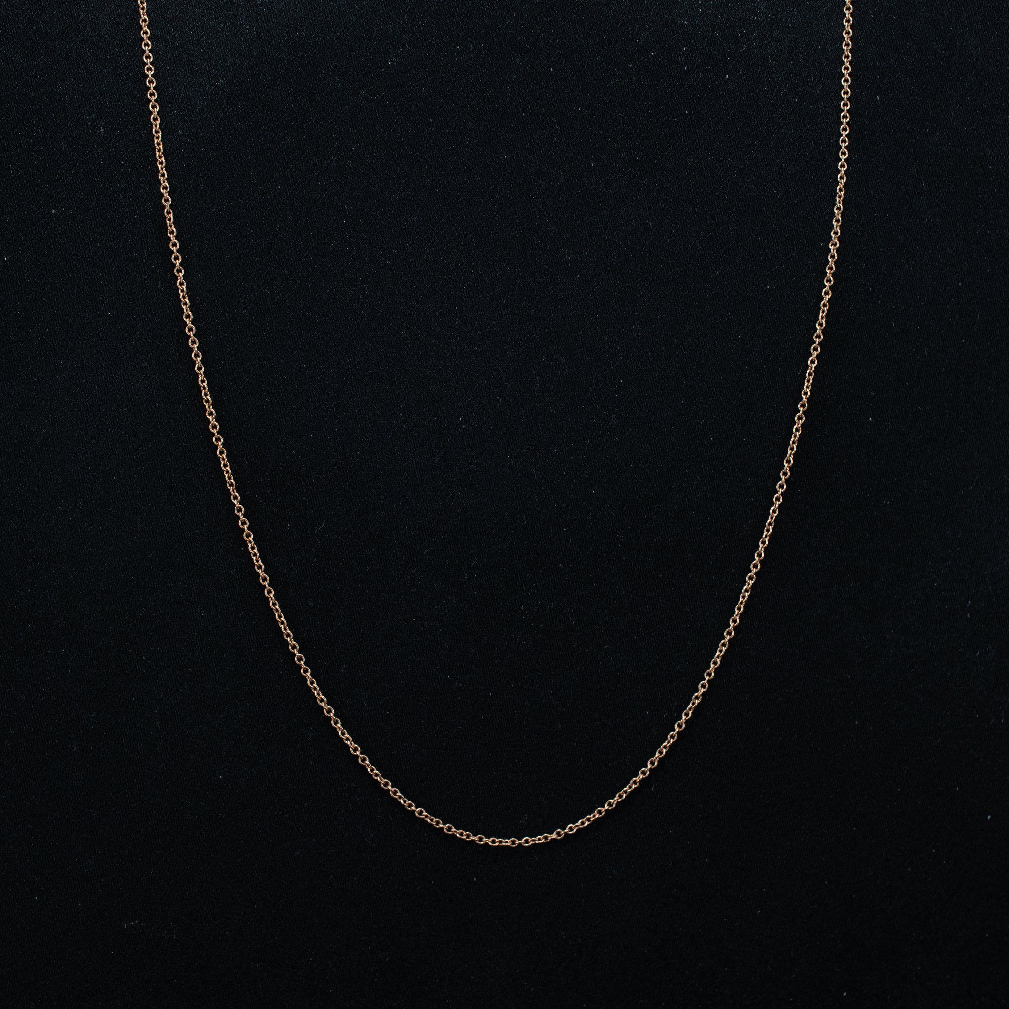 Chain Necklace 14K Rose Cable Modern Style 451203 DJP Jewelers & Luxury Buyers