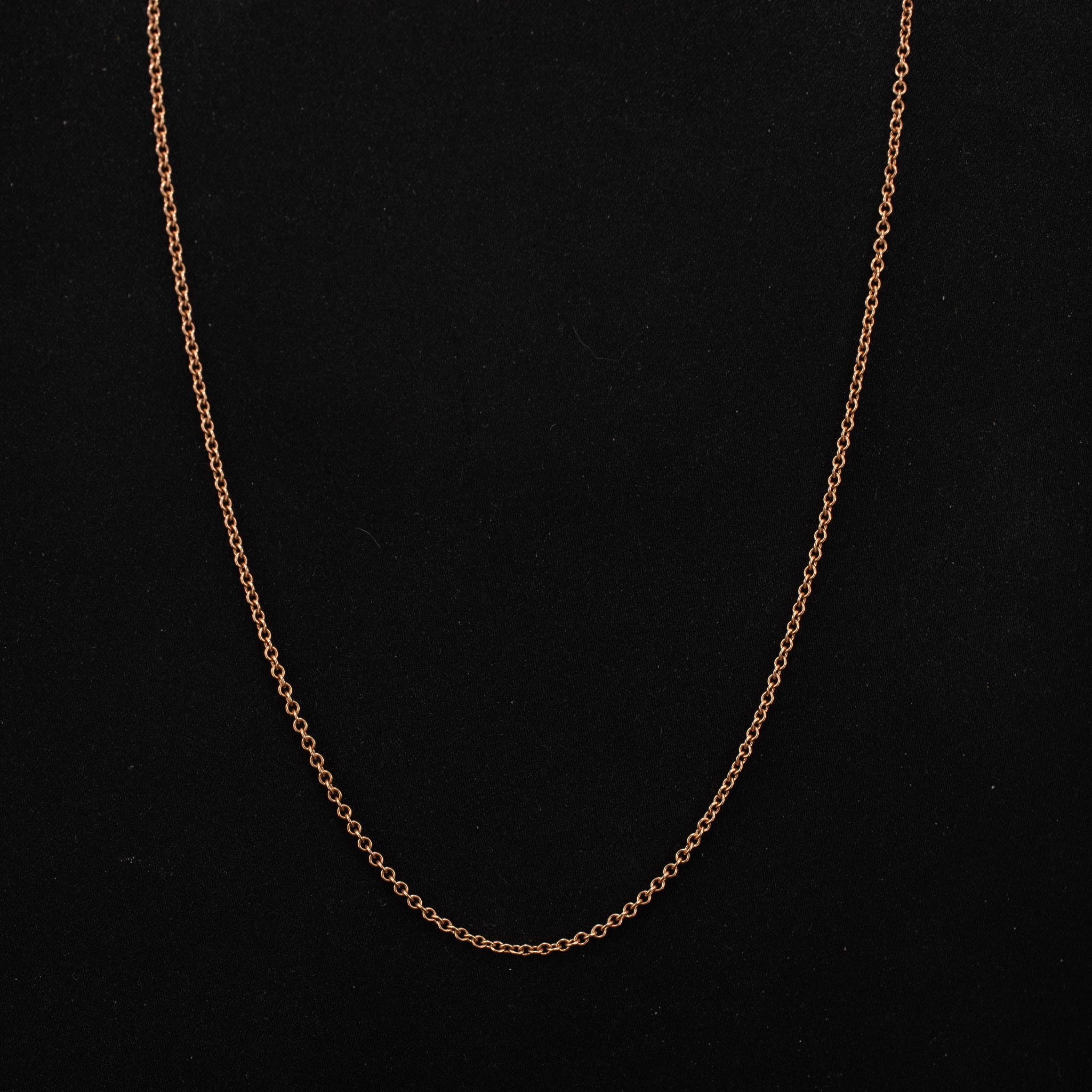 Chain Necklace 14K Rose Cable Modern Style 451204 DJP Jewelers & Luxury Buyers