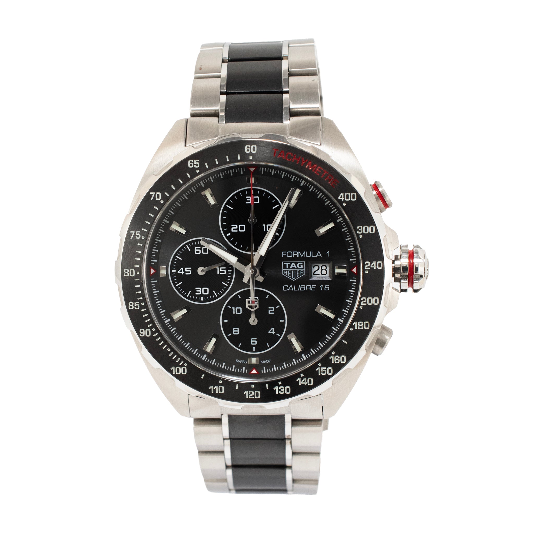 Tag Heuer Formula 1 Calibre 16 44MM caz2012.ba0876 Steel Ceramic Bezel Watch