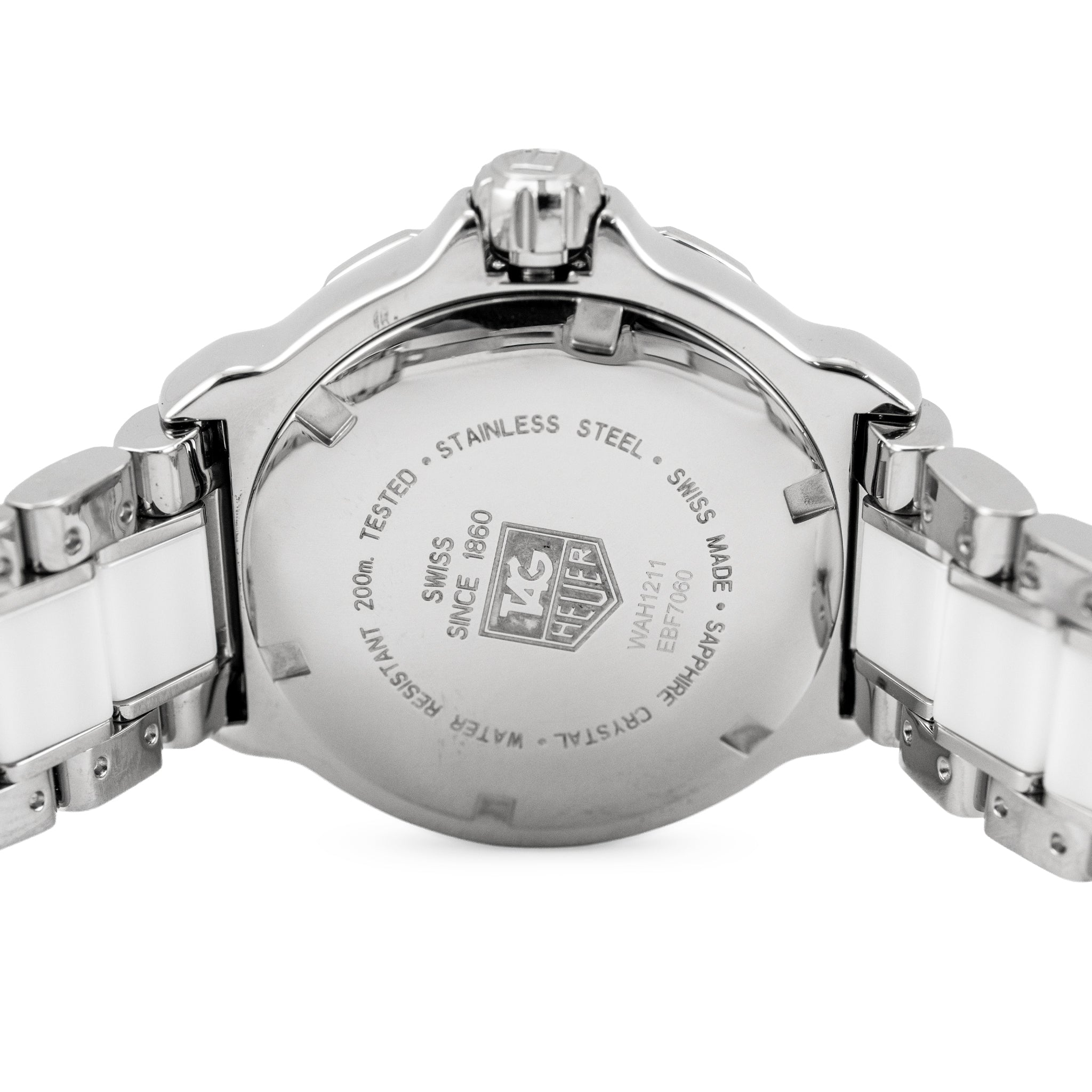 Ladies Tag Heuer Formula 1 37MM WAH1211 White Ceramic Steel Quartz Watch