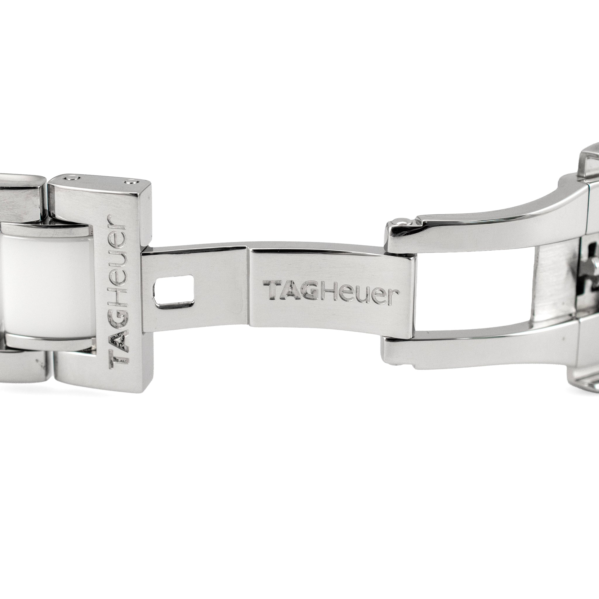 Ladies Tag Heuer Formula 1 37MM WAH1211 White Ceramic Steel Quartz Watch