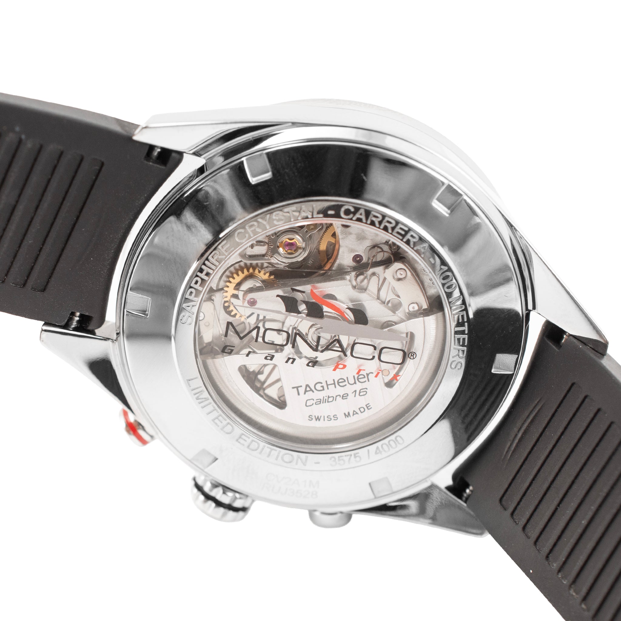 Tag Heuer Carrera Day Date CALIBRE16 43MM cv2a1M Grey Dial Steel Automatic Watch