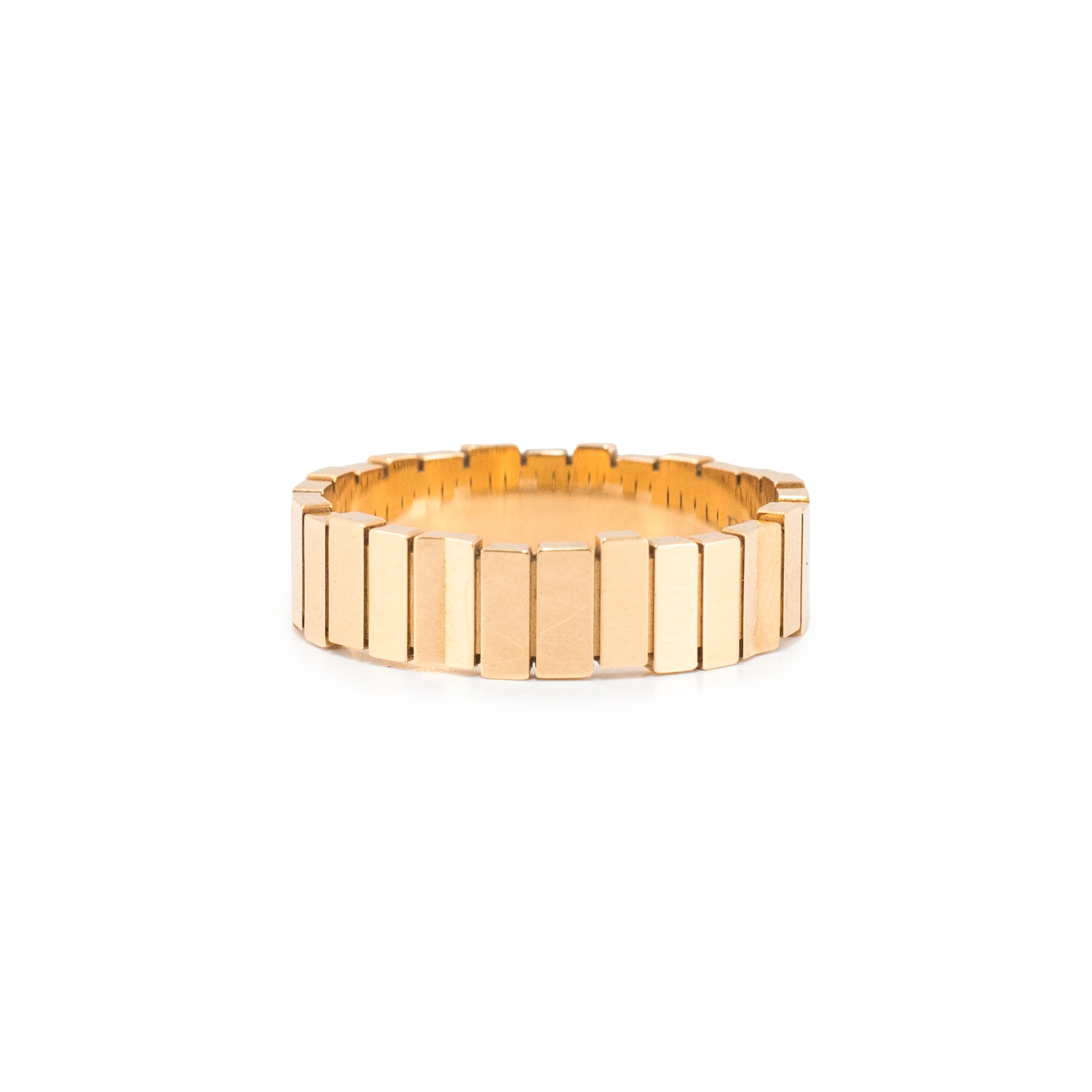 Men’s Christian Dior Gem Collection 18K Yellow Gold Band Ring