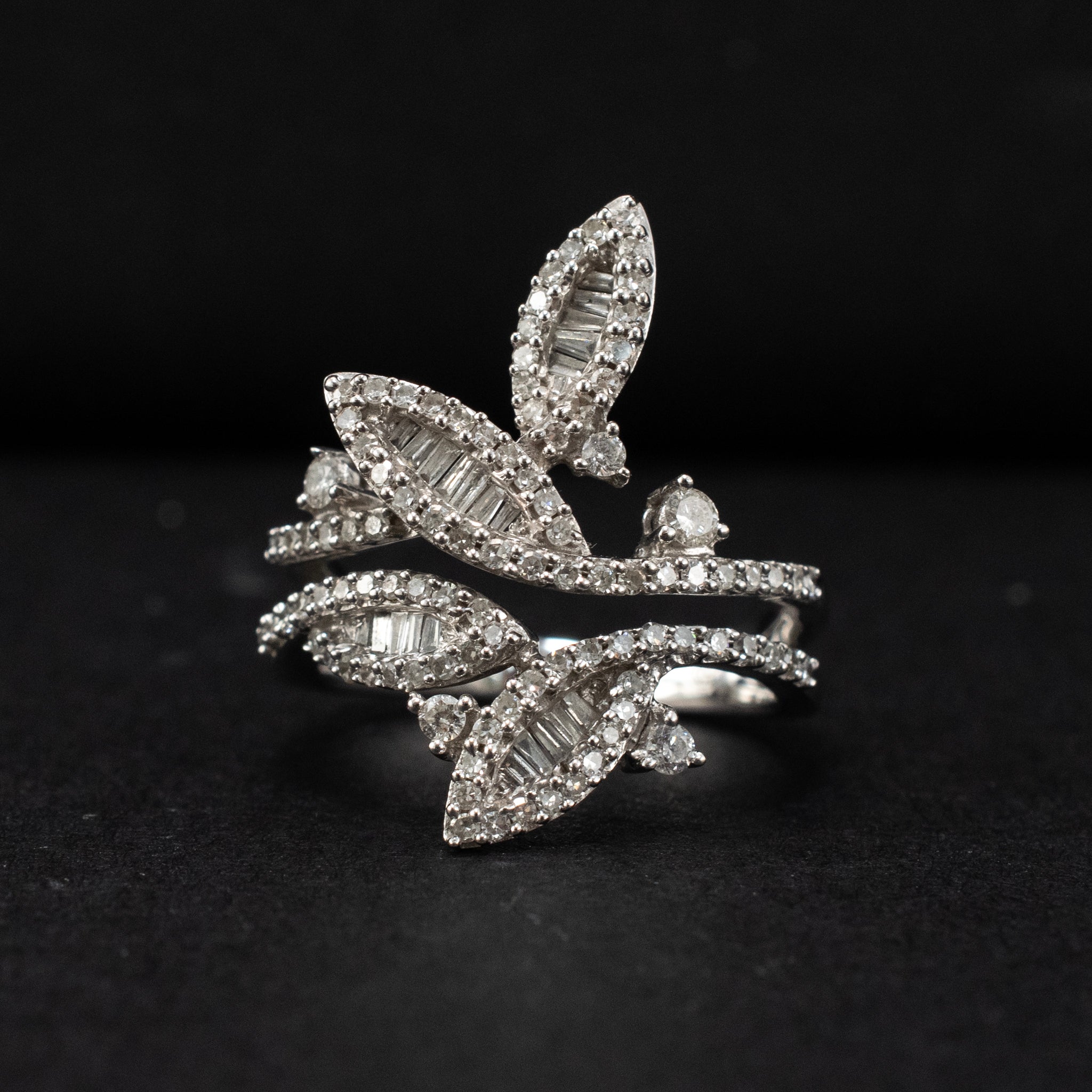 Cocktail & Statement Ring 14K White Cocktail Modern Style 451592 DJP Jewelers & Luxury Buyers