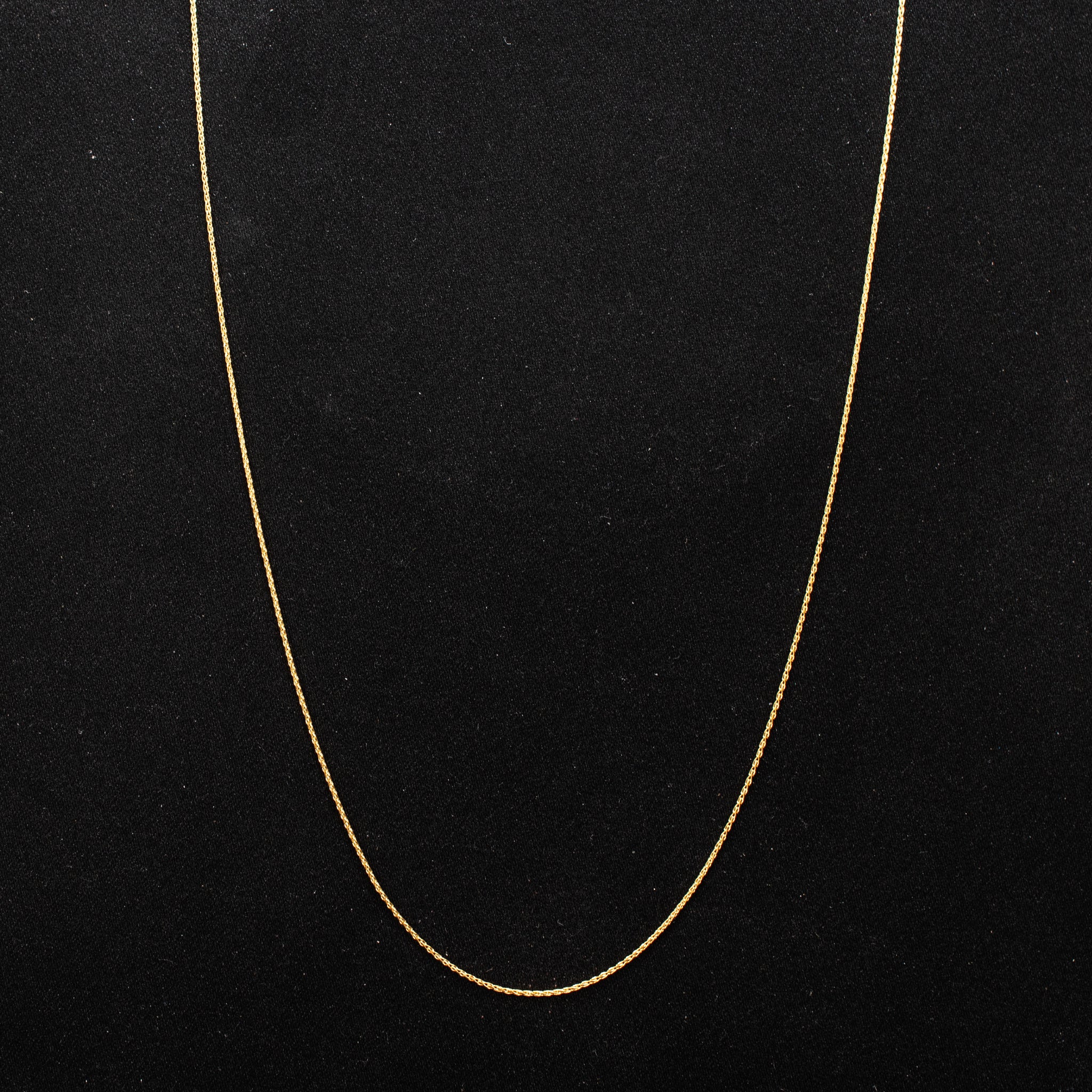 Chain Necklace Wheat 18K Yellow Gold Modern Style 451716 available at DJP Jewelers & Luxury Buyers