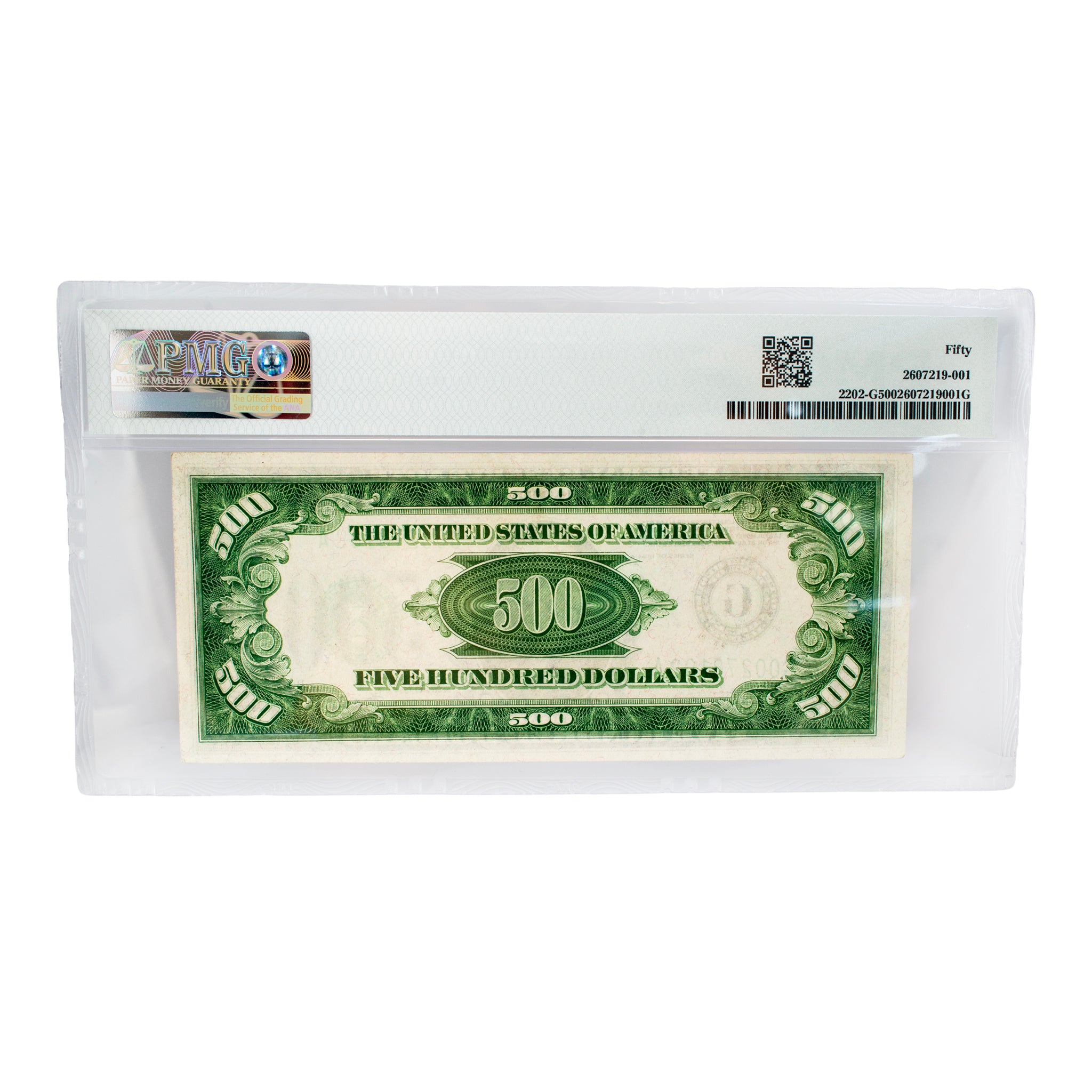 1934A Pmg 50 Chicago $500 Federal Reserve Paper Collectible Note