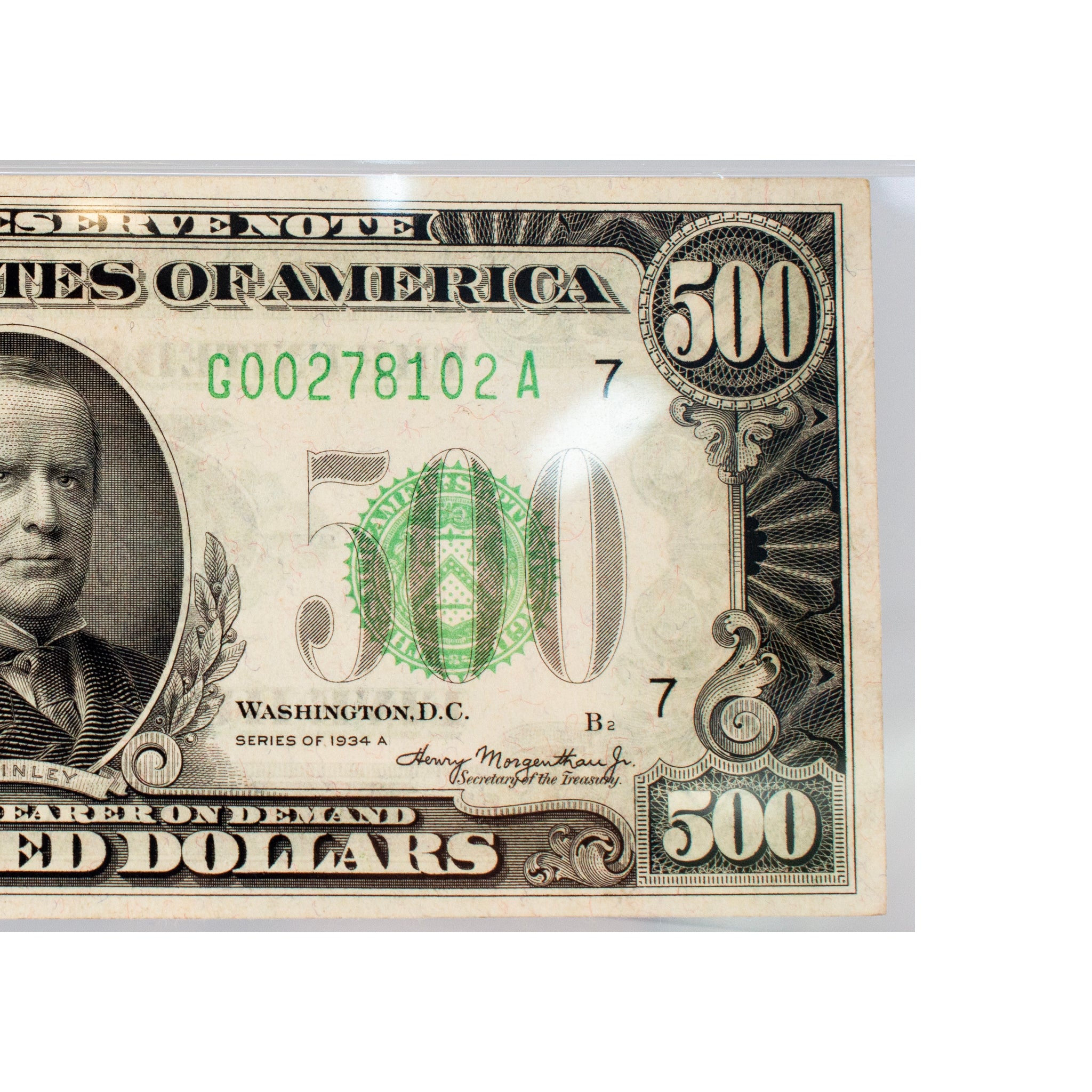 1934A Pmg 50 Chicago $500 Federal Reserve Paper Collectible Note