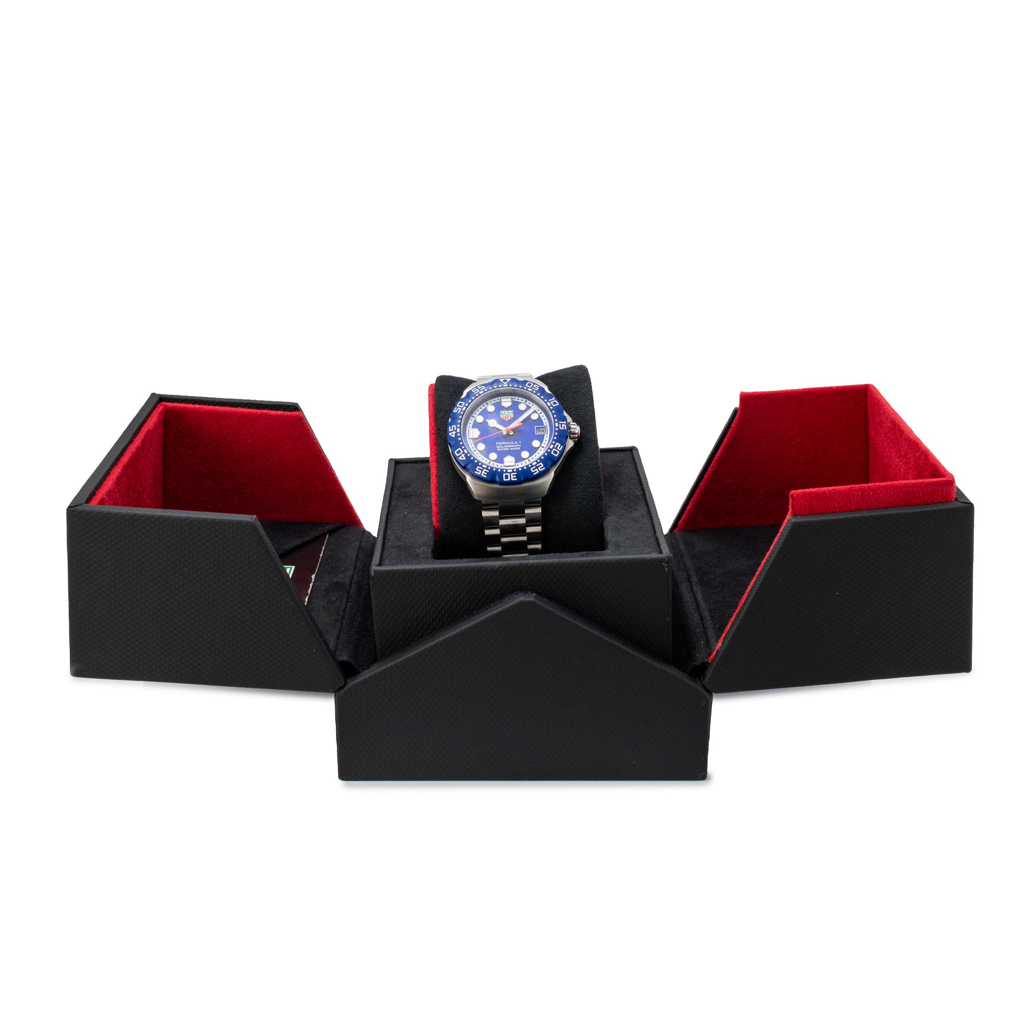 Tag Heuer Formula 1 38MM WBY1112 Steel Blue Bezel and Dial Quartz Watch