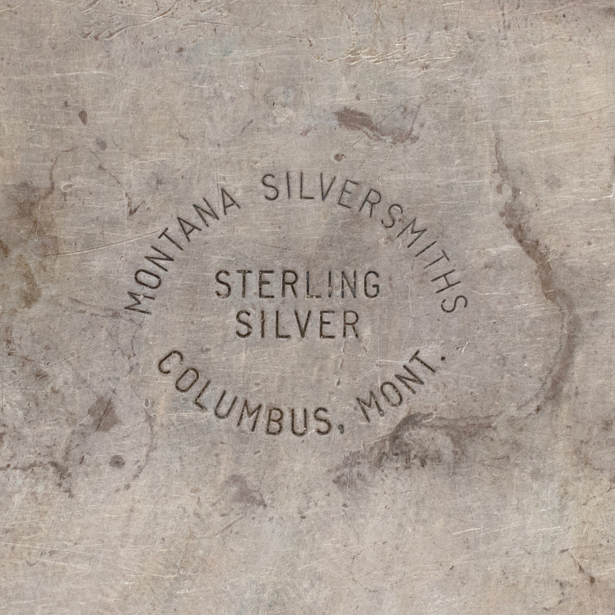 Vintage 1982 Montana Silversmiths Sterling Silver Wkra Champion Belt Buckle
