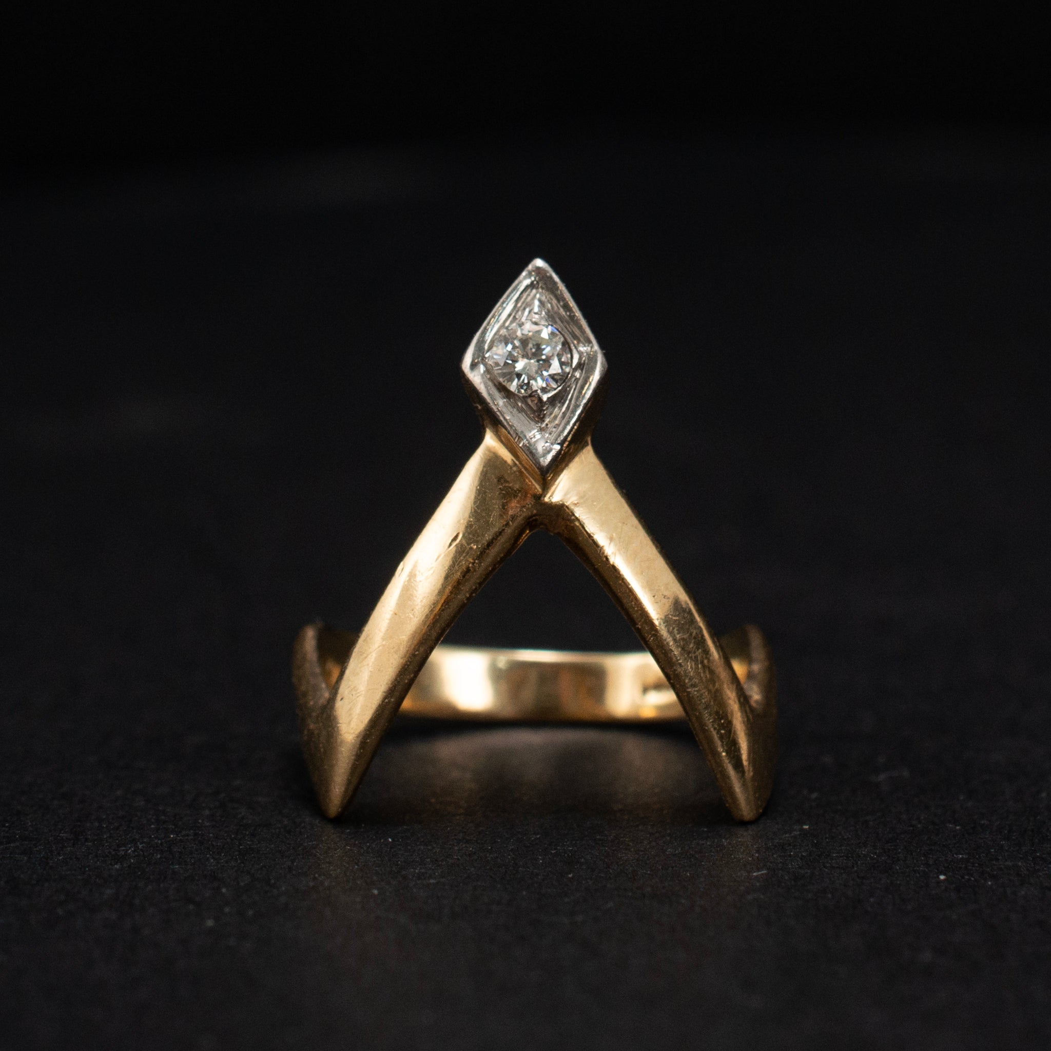 Band 0.07ct Diamond 14K Yellow Gold Vintage 451967 available at DJP Jewelers & Luxury Buyers