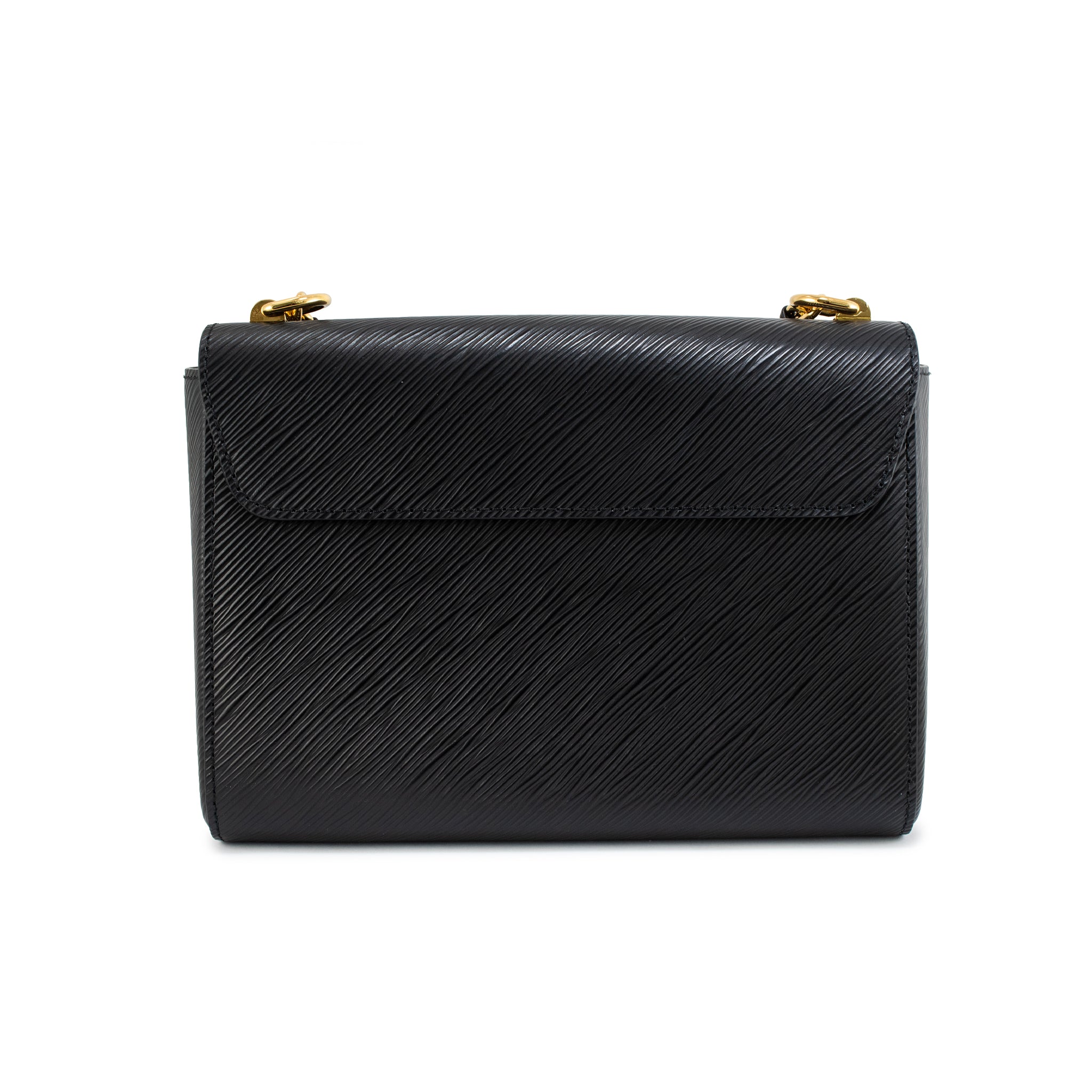 Louis Vuitton Twist MM Black Epi Leather Gold-Tone Chain Shoulder Bag