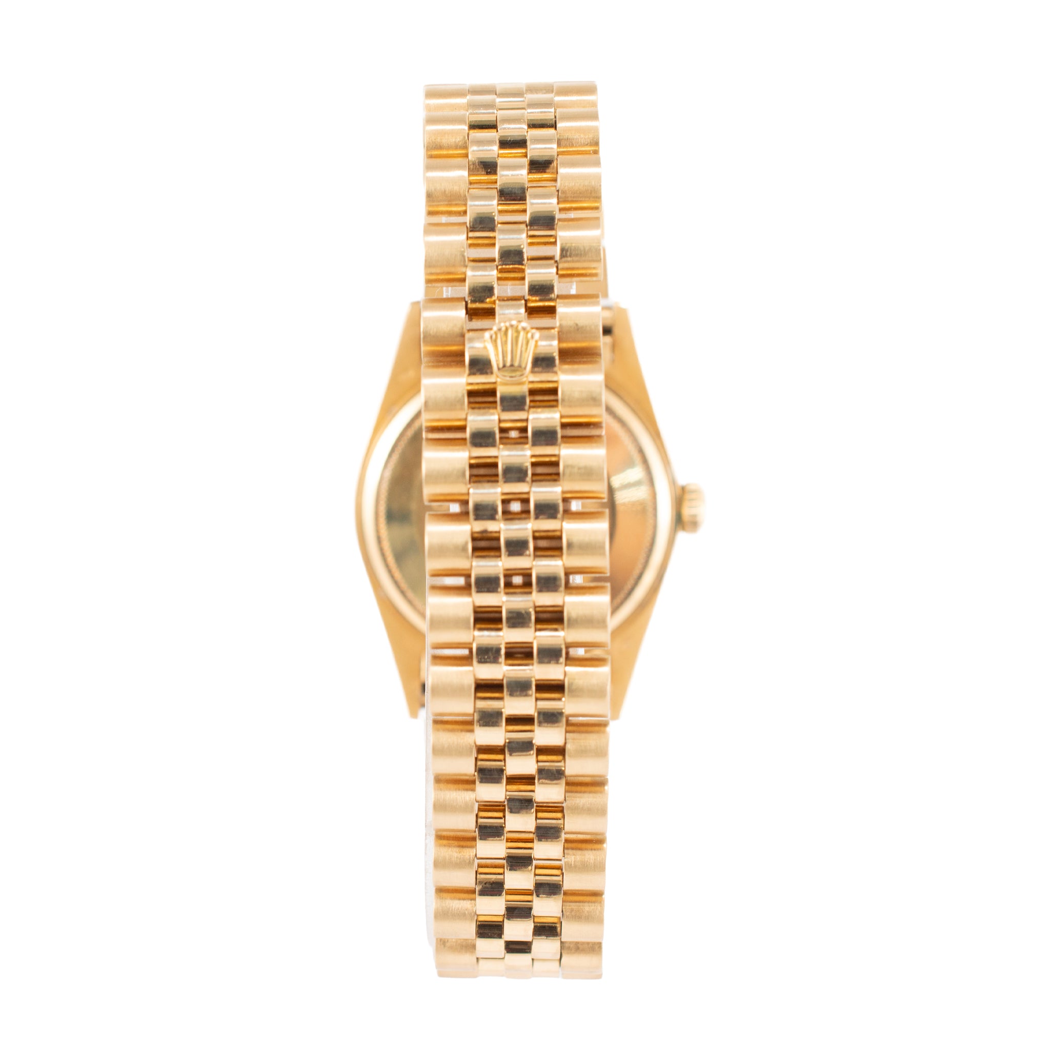 Vintage Rolex Datejust 36MM 16018 Chevrolet Diamond Dial Jubilee 18K Gold Watch