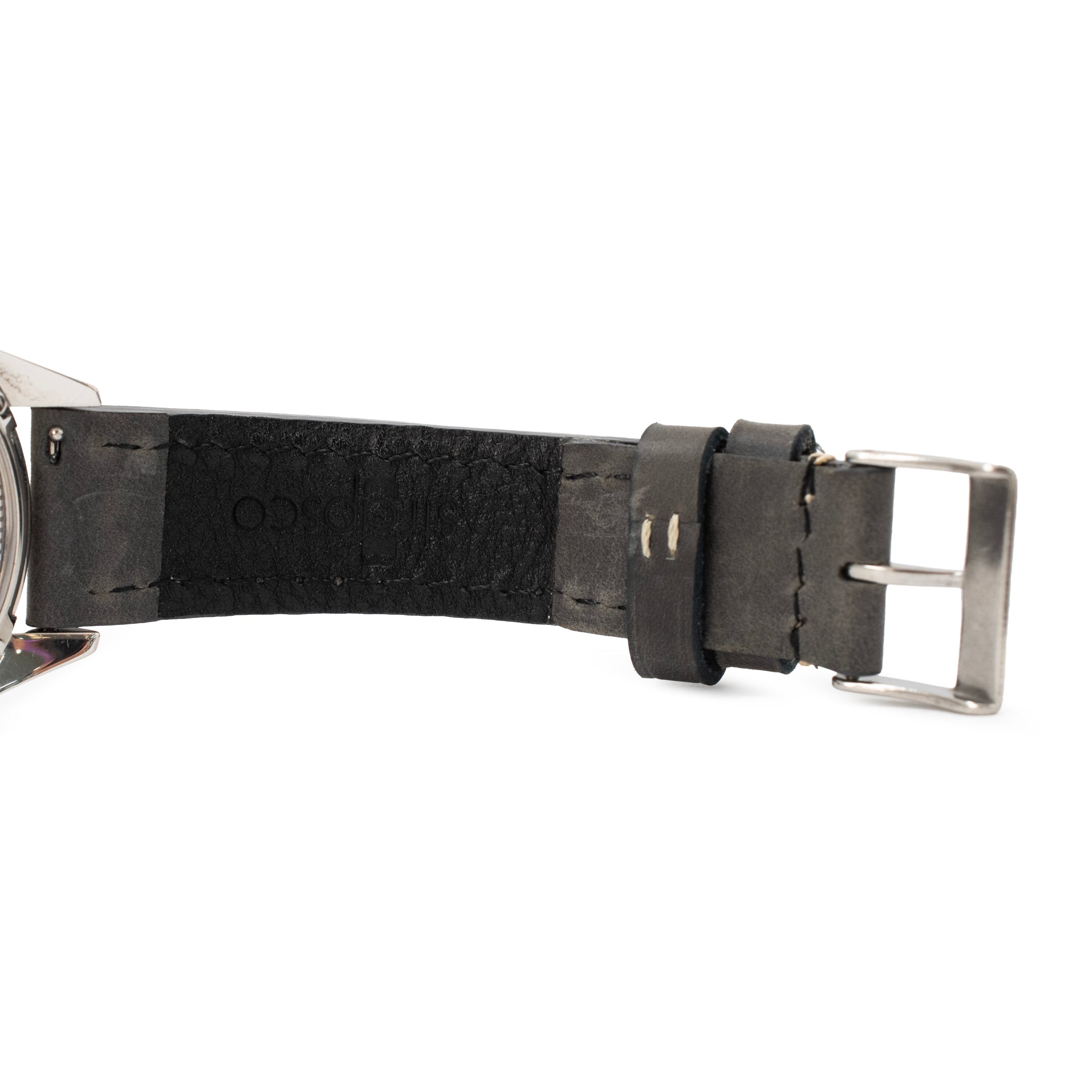 Tag Heuer Carrera 43MM wv3010.eb0025 Black Dial Steel Manual Wind Watch