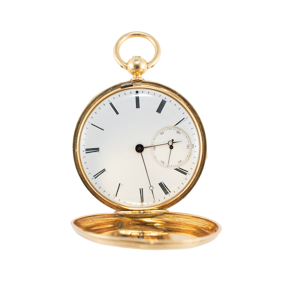 1853 Archive Antique Patek Philippe Tiffany & Co. 18K Gold Key-Wind Pocket Watch