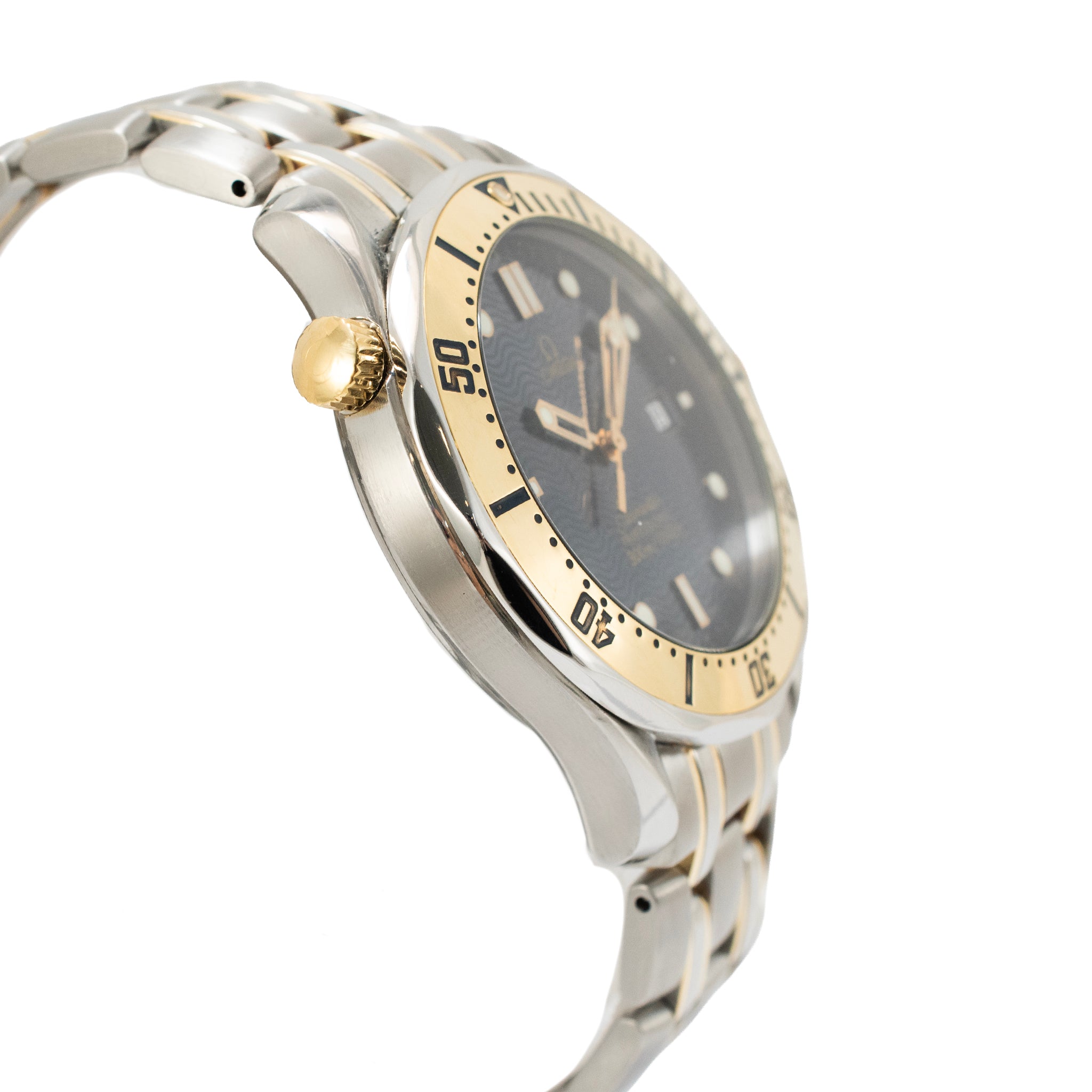 Omega Seamaster Quartz stainless steel 18K Yellow Gold Quar | DJP