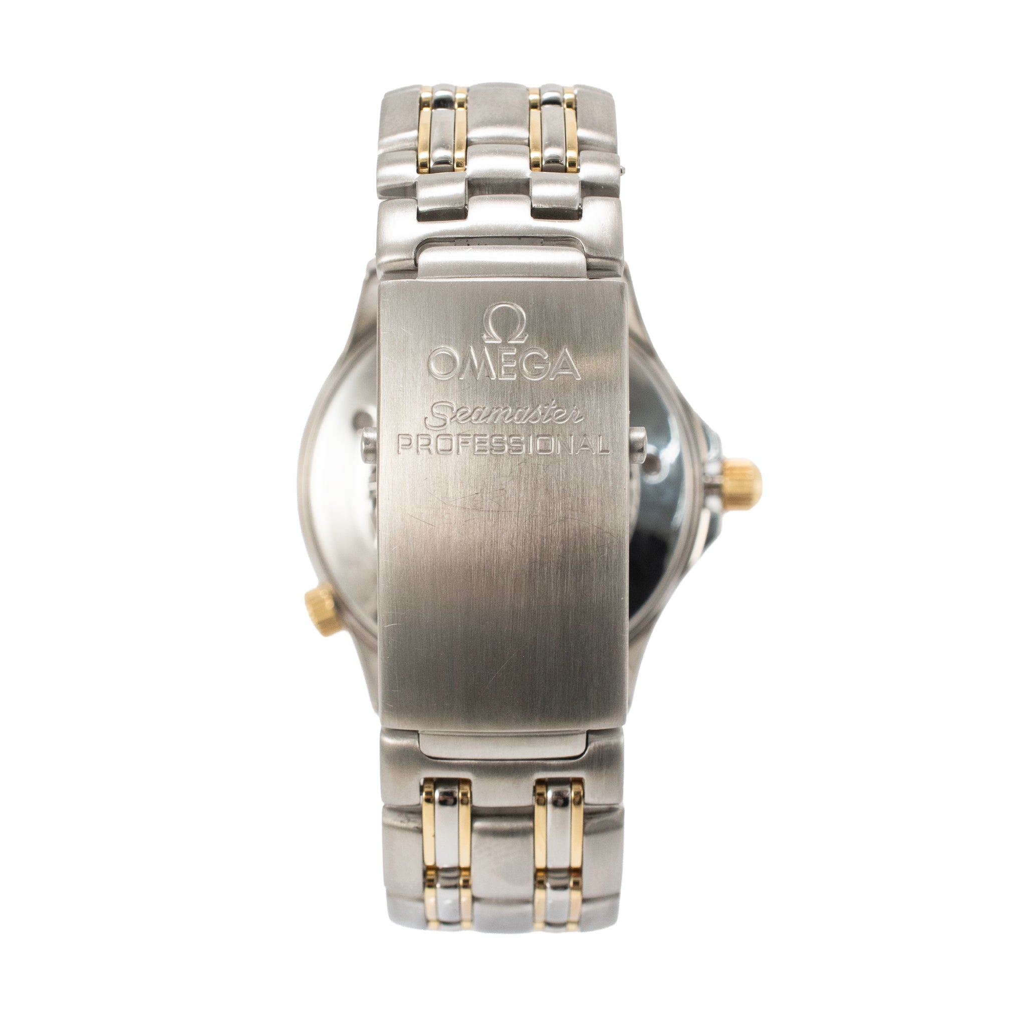 Omega Seamaster Quartz stainless steel 18K Yellow Gold Quar | DJP
