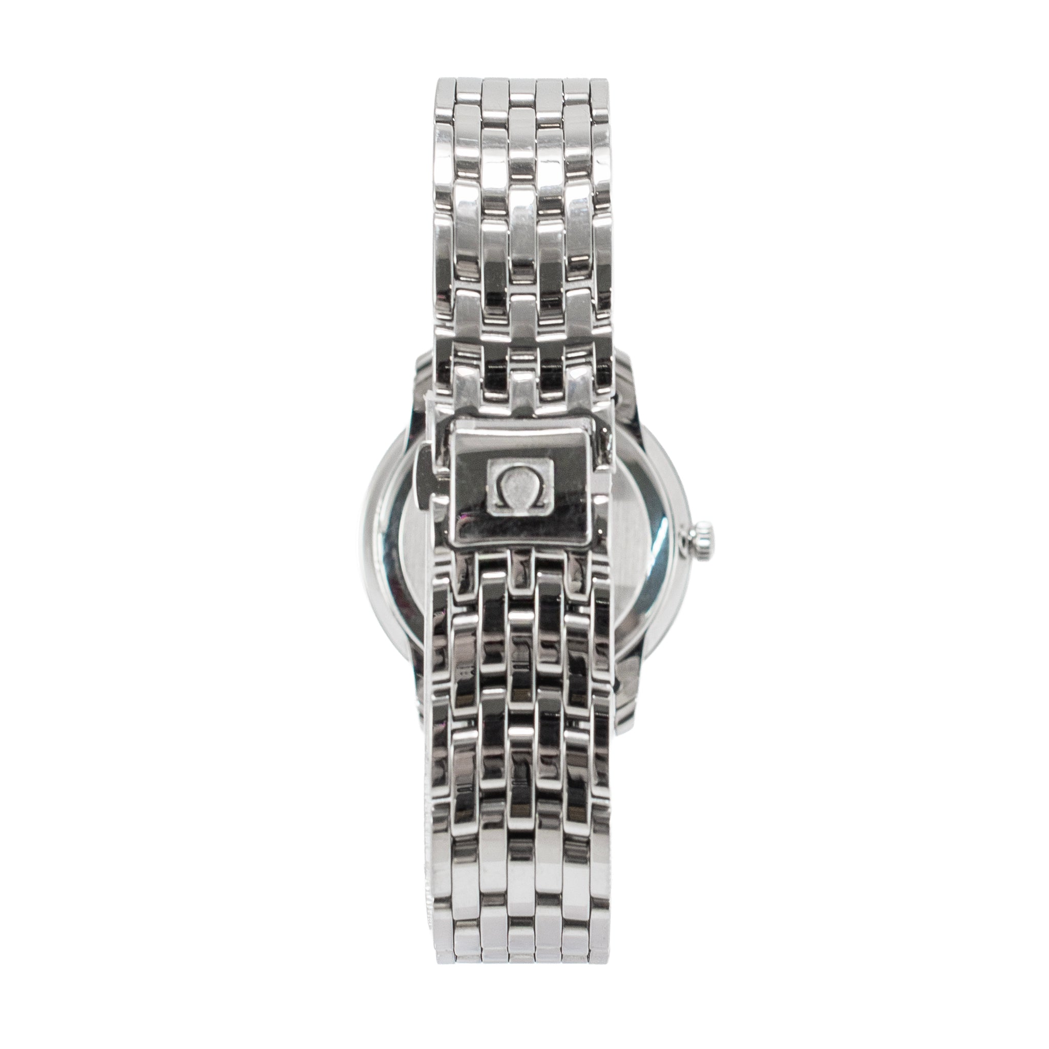 Ladies Omega de Ville Prestige 32.7mm 42410336052001 Butterfly Dial Steel Watch