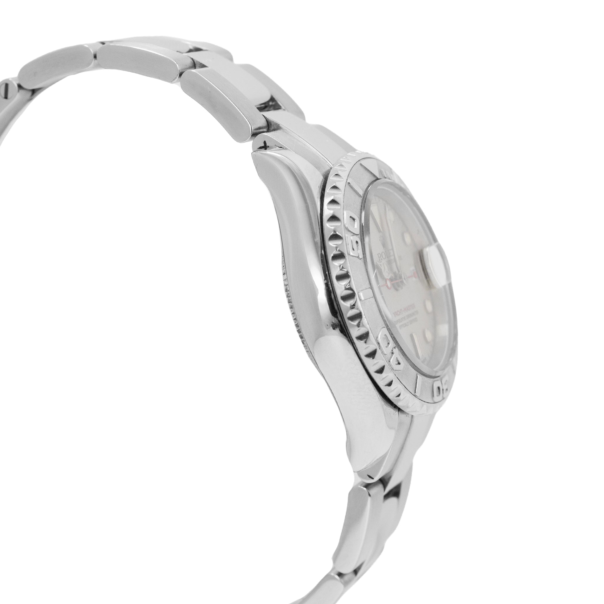 Ladies Rolex Yacht-Master 29MM 169622 Platinum Bezel Steel Automatic Watch