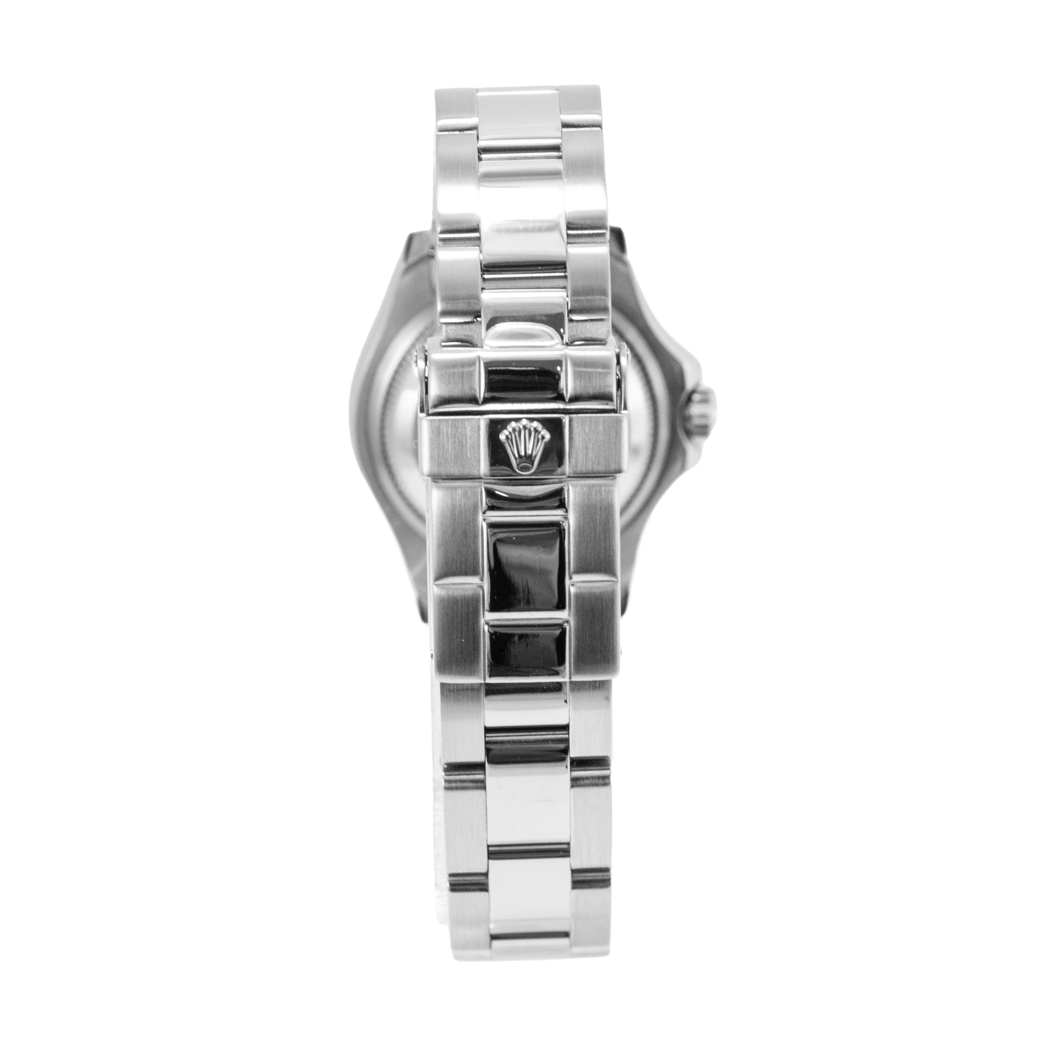 Ladies Rolex Yacht-Master 29MM 169622 Platinum Bezel Steel Automatic Watch