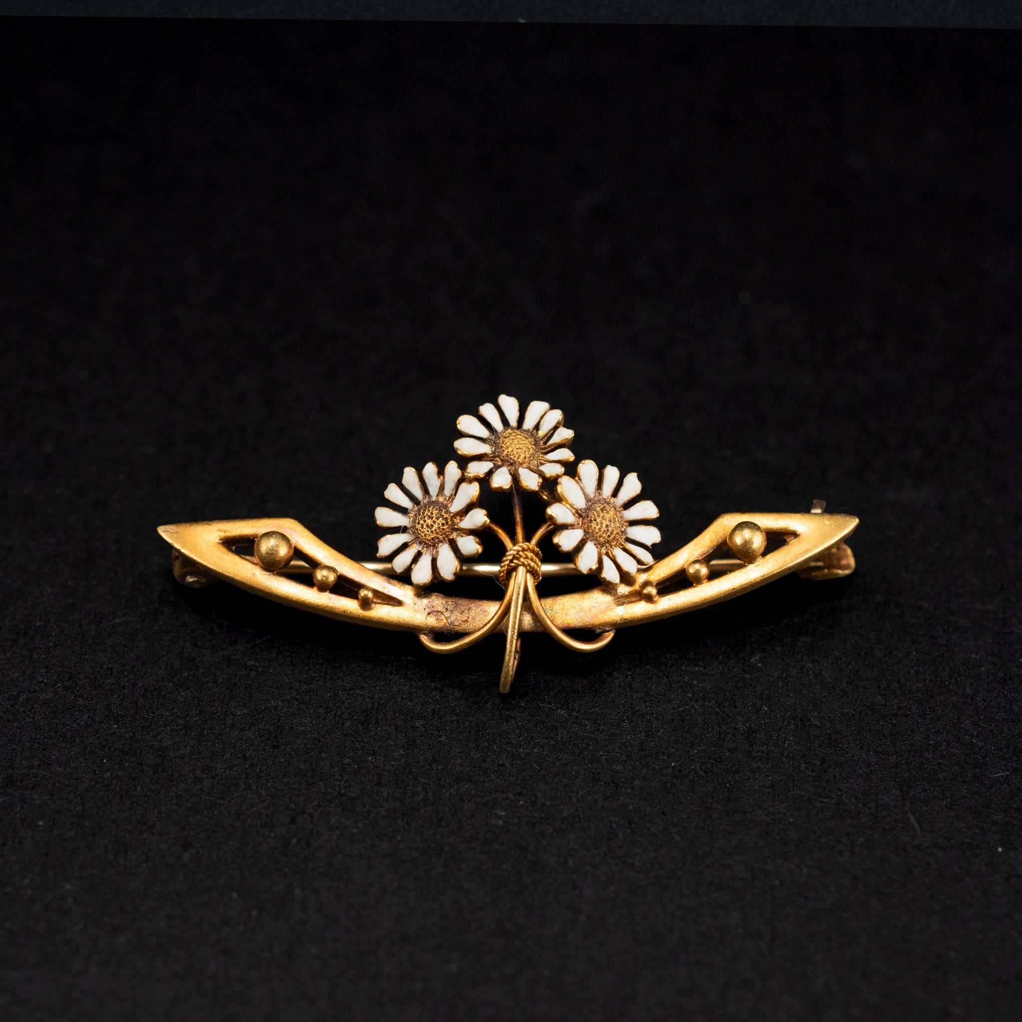 Pin & Brooch 14K Yellow Gold Clip Vintage 452276 DJP Jewelers & Luxury Buyers